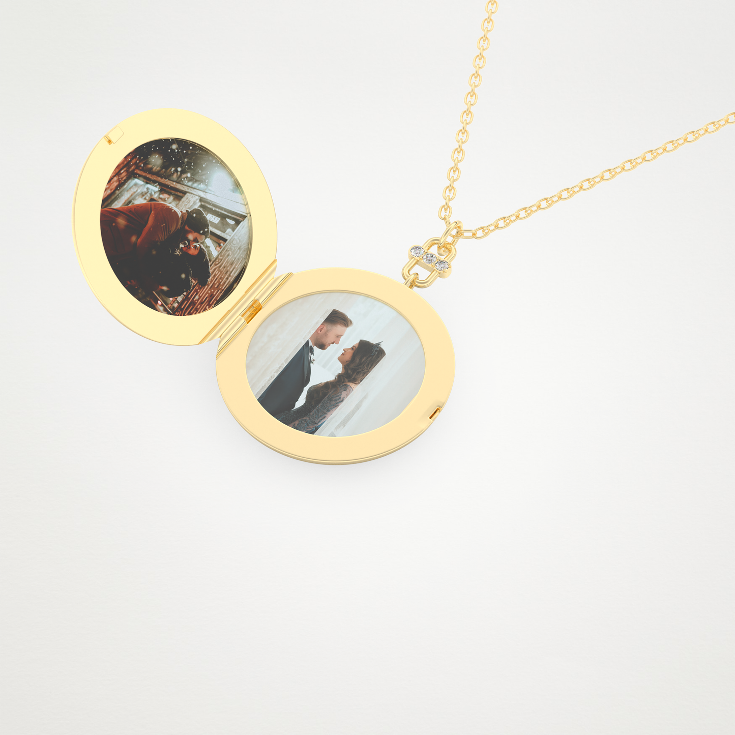 Customised Photo Locket Necklace – 14K/18K Gold & 925 Silver 10