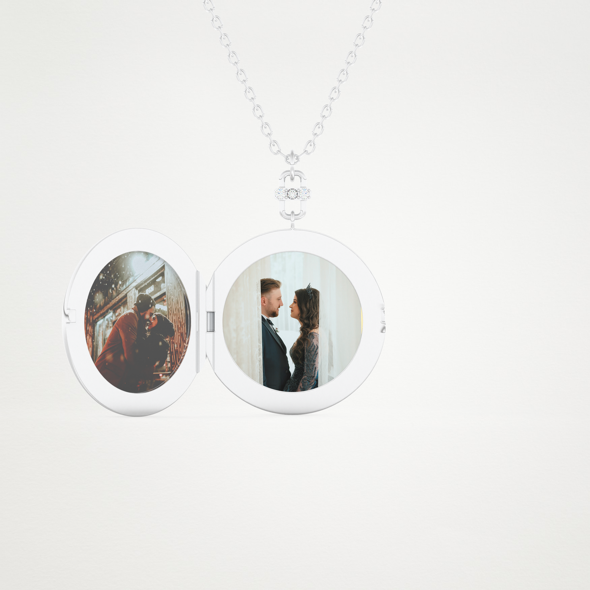 Customised Photo Locket Necklace – 14K/18K Gold & 925 Silver 3