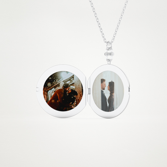 Customised Photo Locket Necklace – 14K/18K Gold & 925 Silver 1