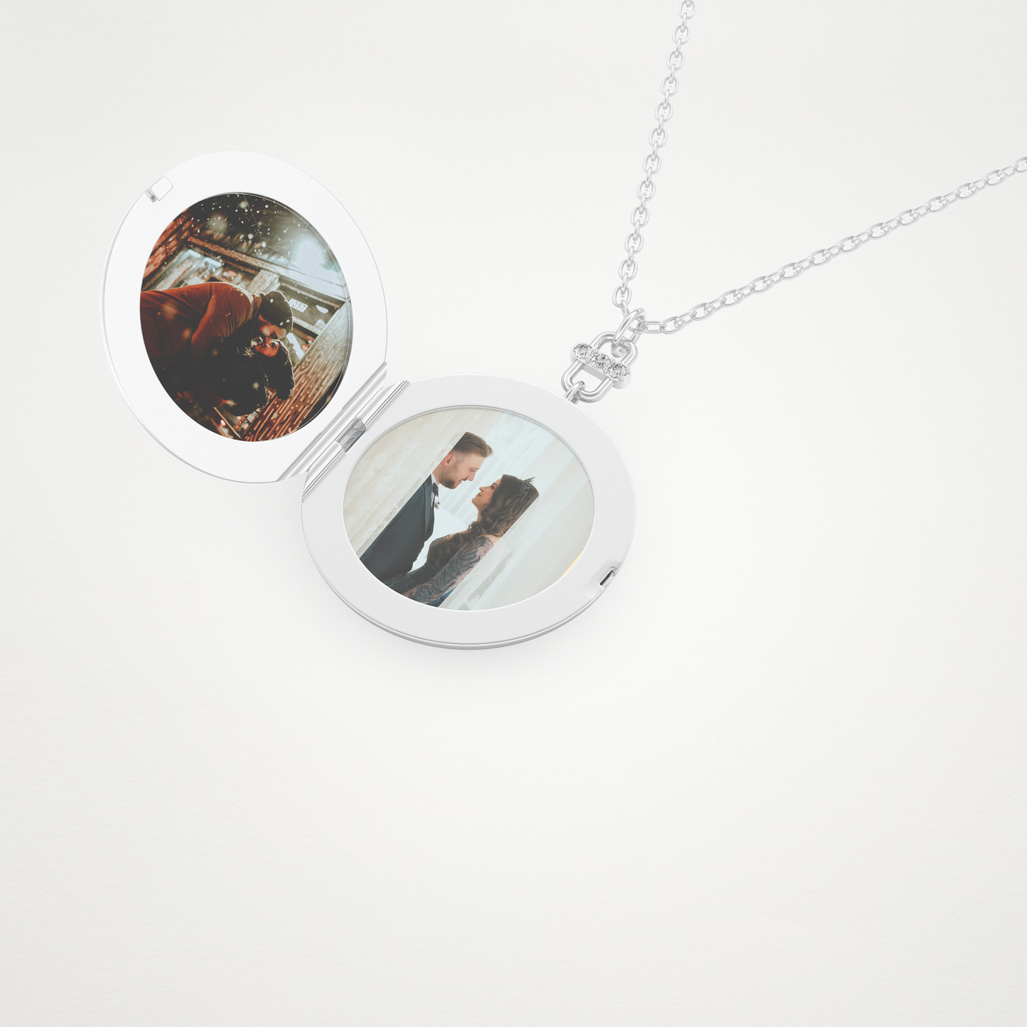 Customised Photo Locket Necklace – 14K/18K Gold & 925 Silver 5