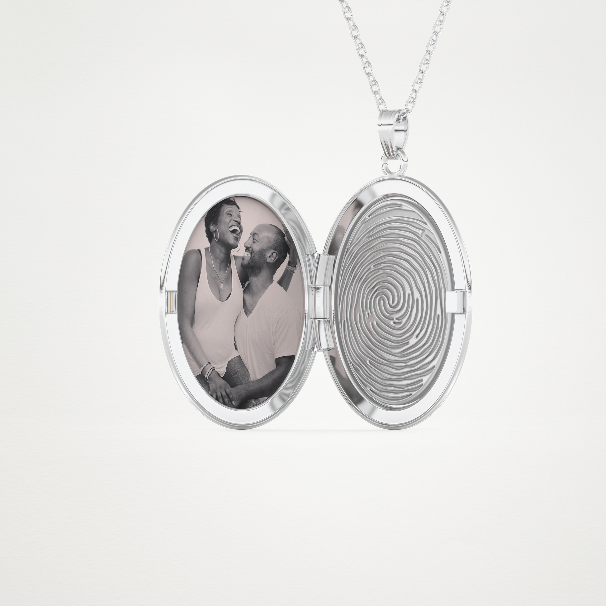 Custom Photo Mini Locket Necklace – 14K/18K Gold & 925 Silver 2