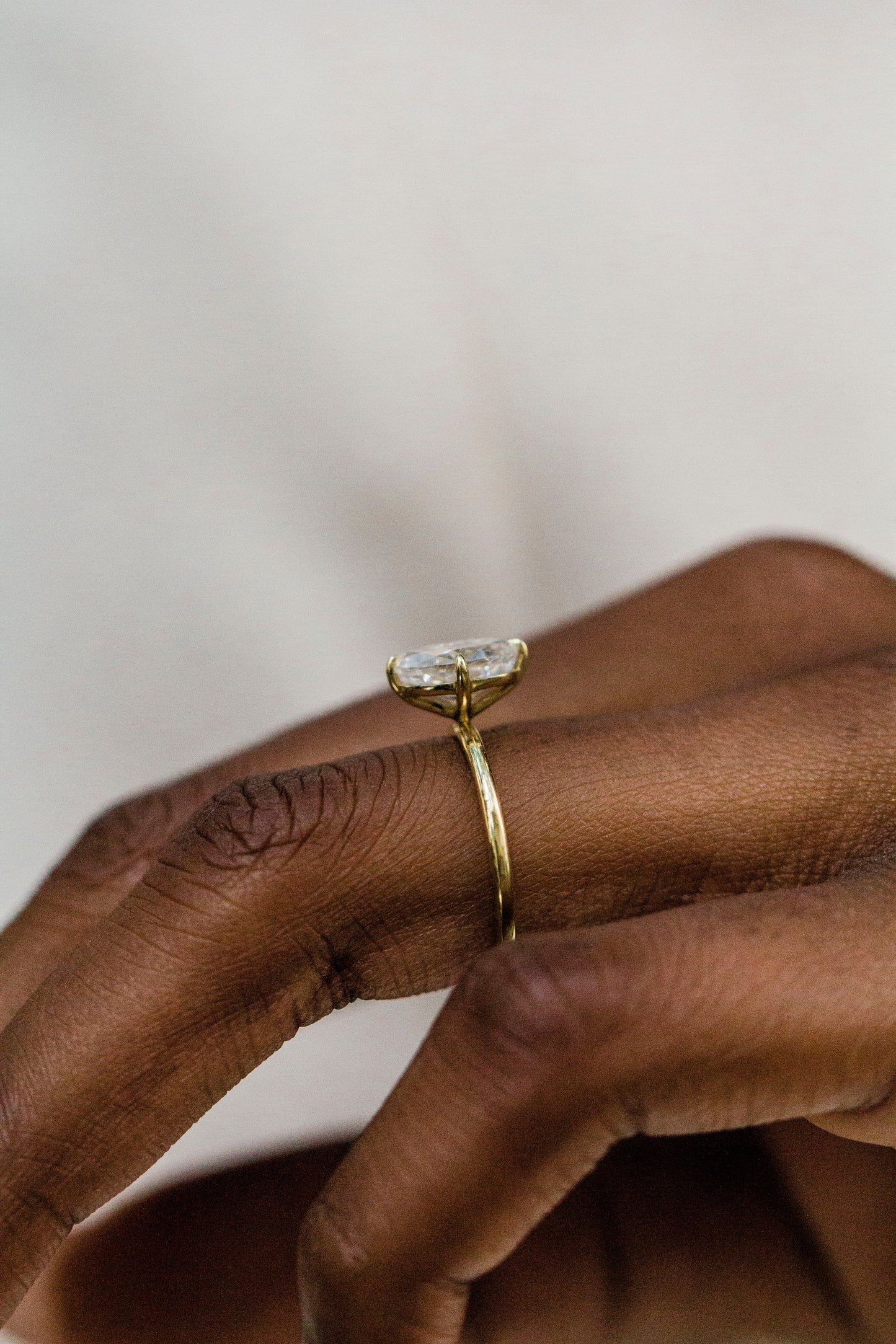 2.9 Carats Emerald Pave Styled Moissanite Engagement Ring