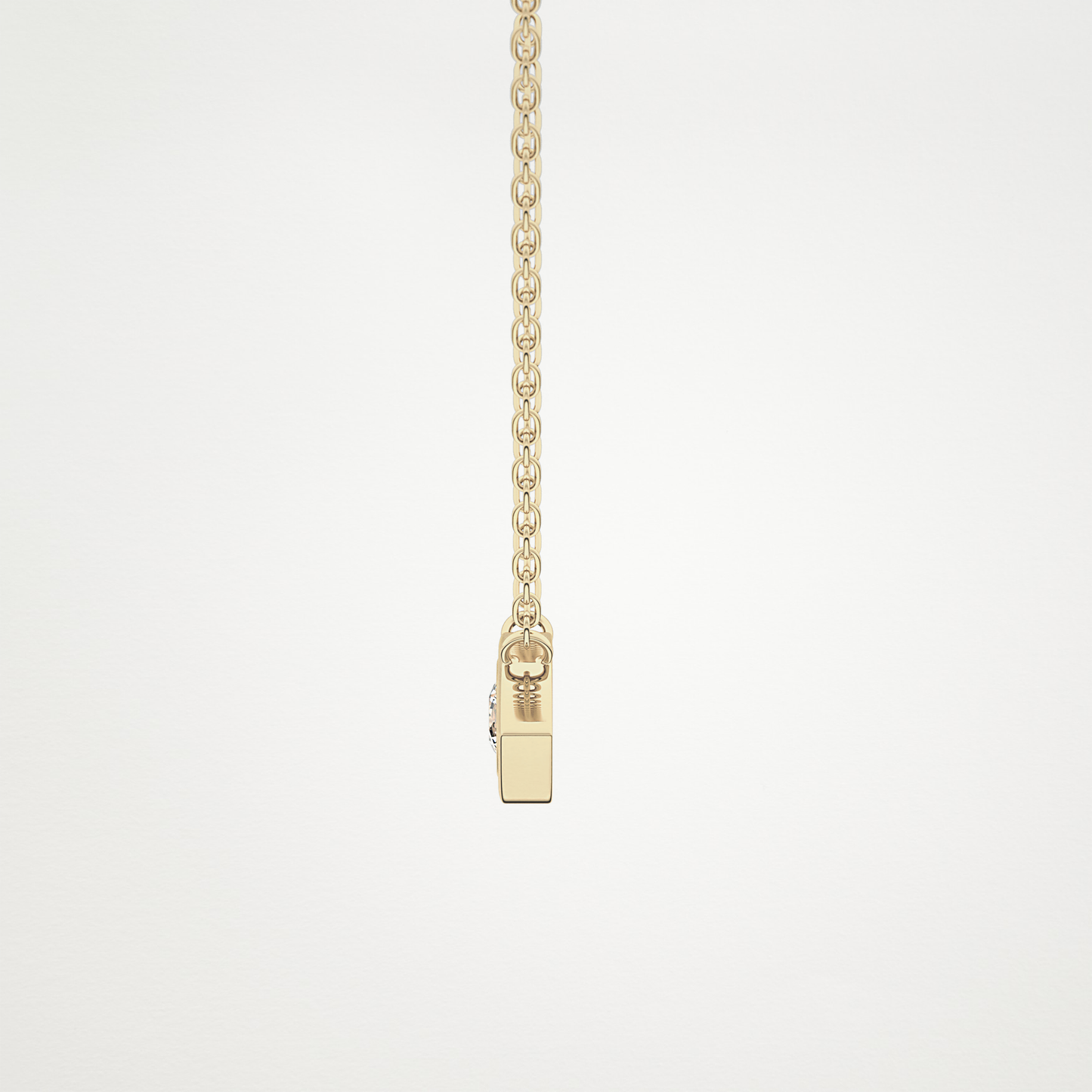 0.08 CT Moissanite Evil Eye Necklace in 14K or 18K Solid Gold – DEF Color, VVS Clarity