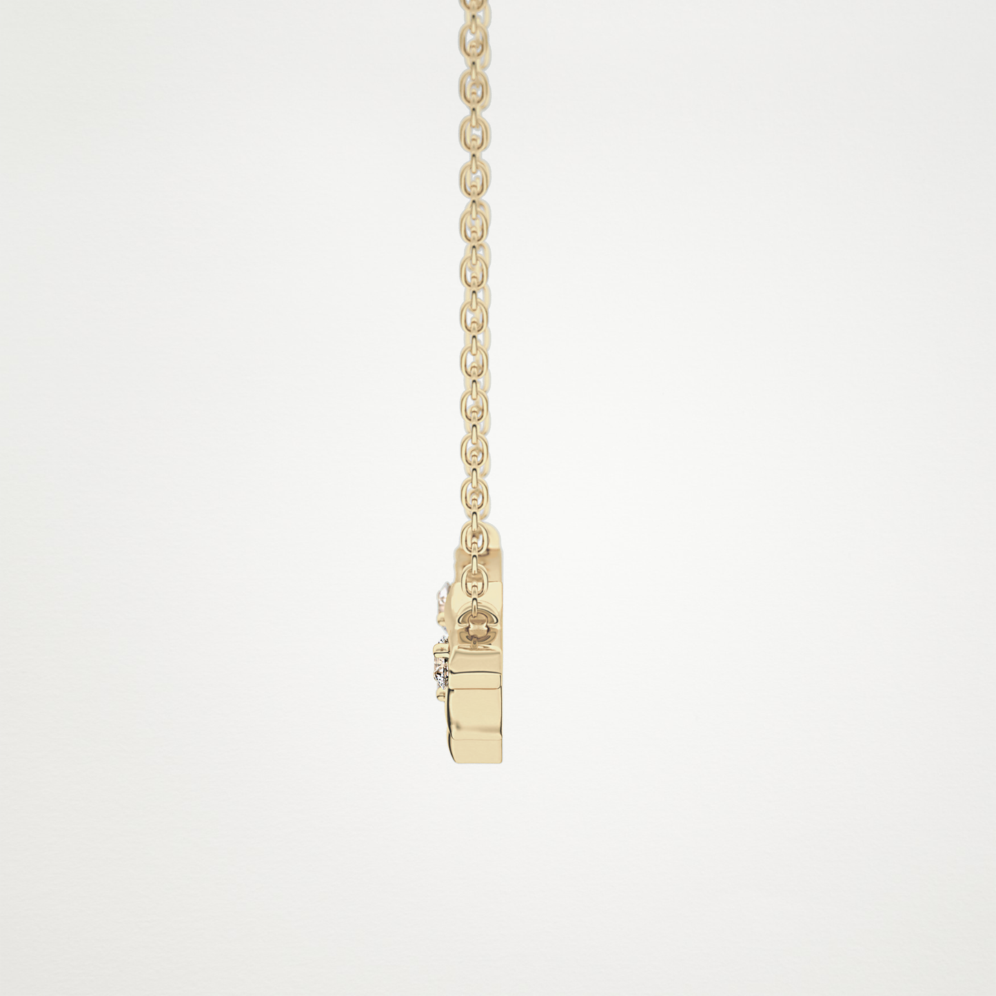 Beautiful 0.7 CT Moissanite Branch Style Necklace in 14K or 18K Solid Gold – DEF Color, VVS Clarity
