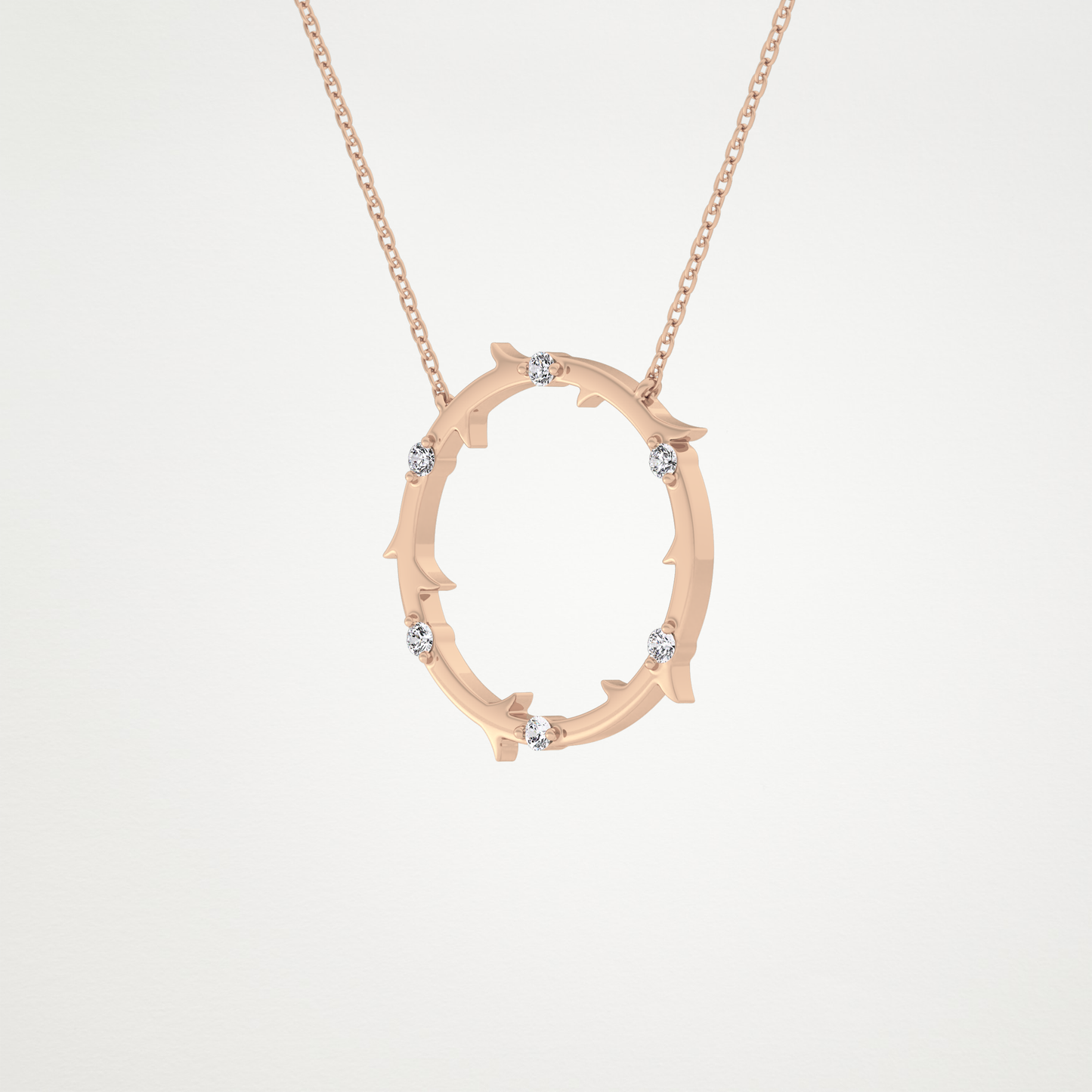 0.9 CT Moissanite Round Shaped Necklace in 14K or 18K Solid Gold – DEF Color, VVS Clarity