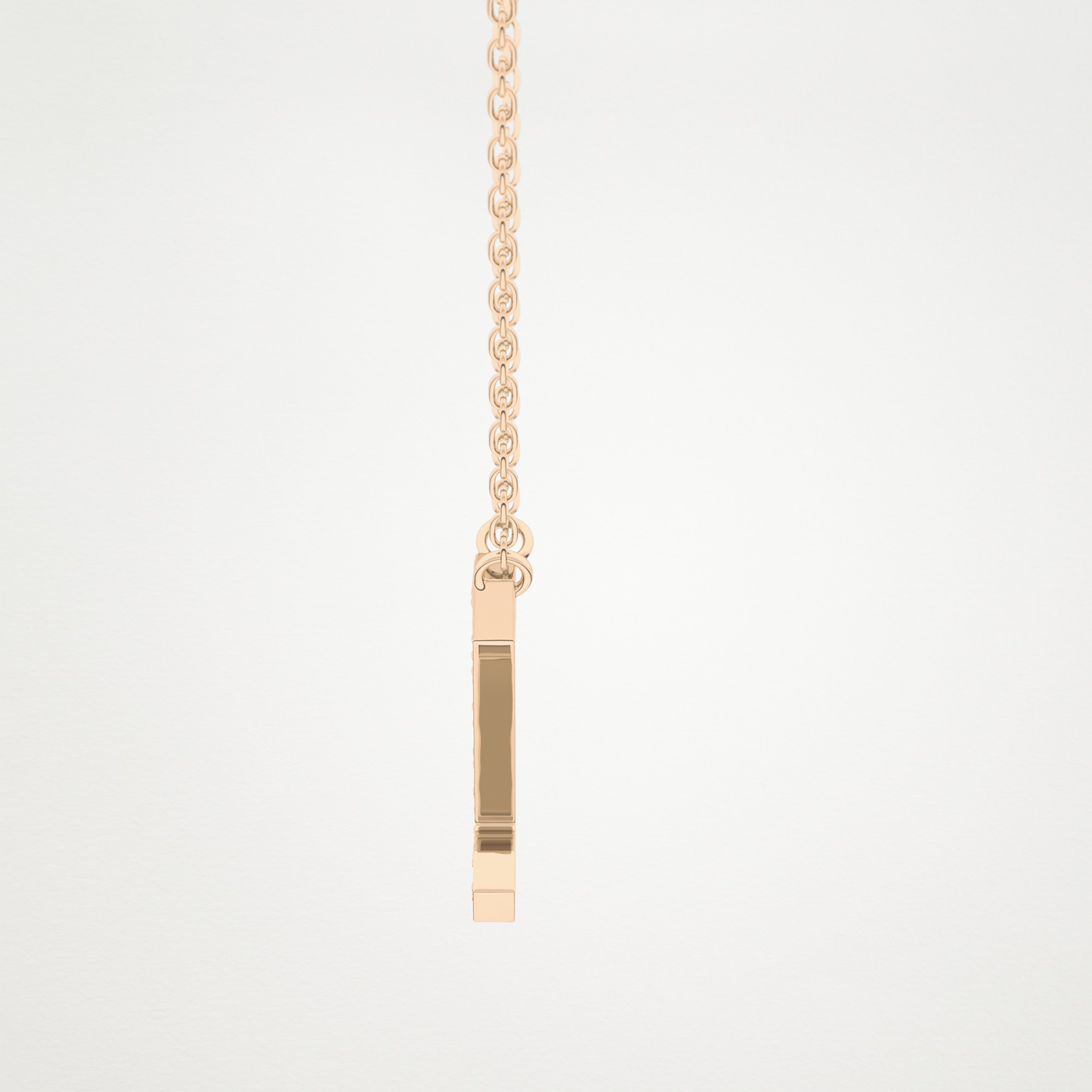 0.28 CT Moissanite Z-Shaped Necklace in 14K or 18K Solid Gold – DEF Color, VVS Clarity