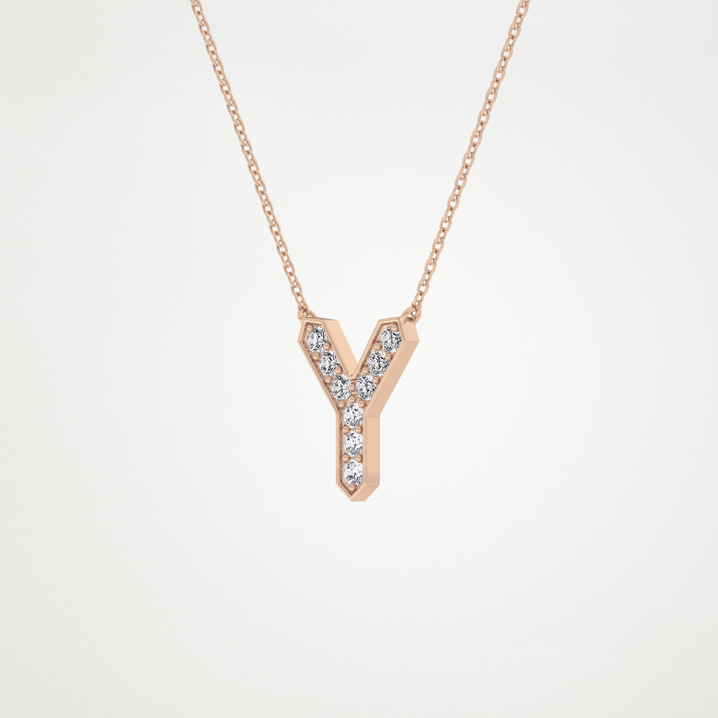 0.23 CT Moissanite Y-Shaped Necklace in 14K or 18K Solid Gold – DEF Color, VVS Clarity