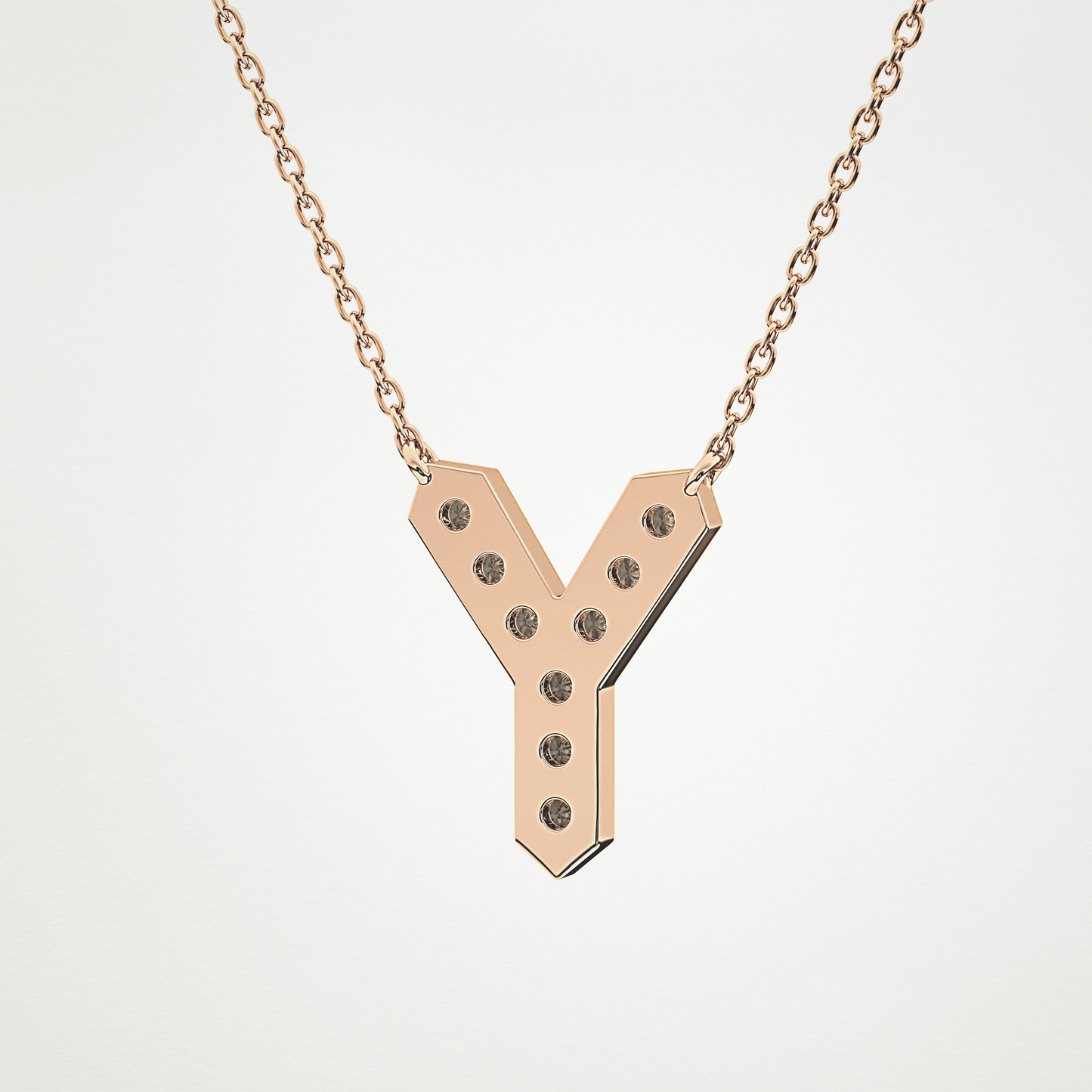 0.23 CT Moissanite Y-Shaped Necklace in 14K or 18K Solid Gold – DEF Color, VVS Clarity