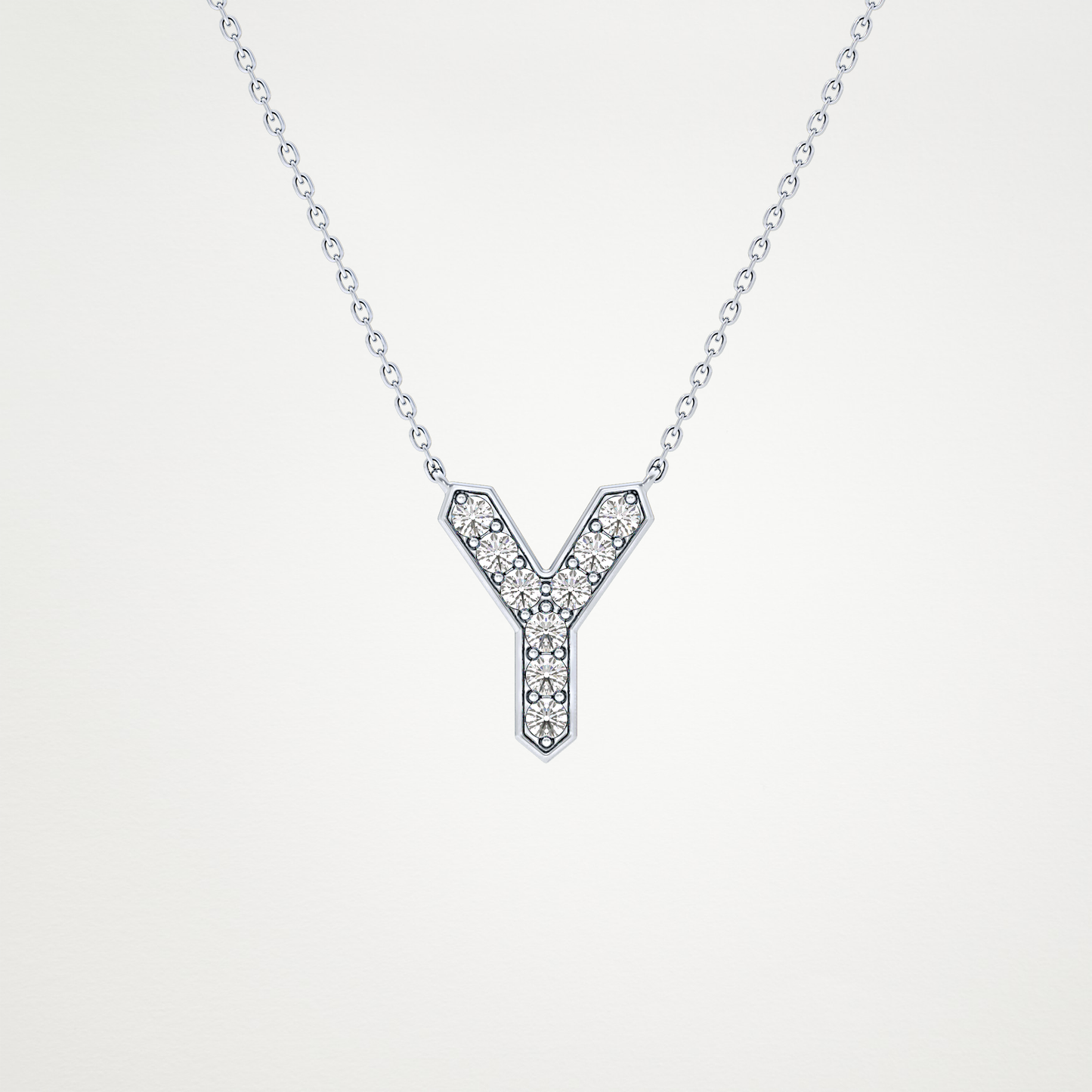 0.23 CT Moissanite Y-Shaped Necklace in 14K or 18K Solid Gold – DEF Color, VVS Clarity