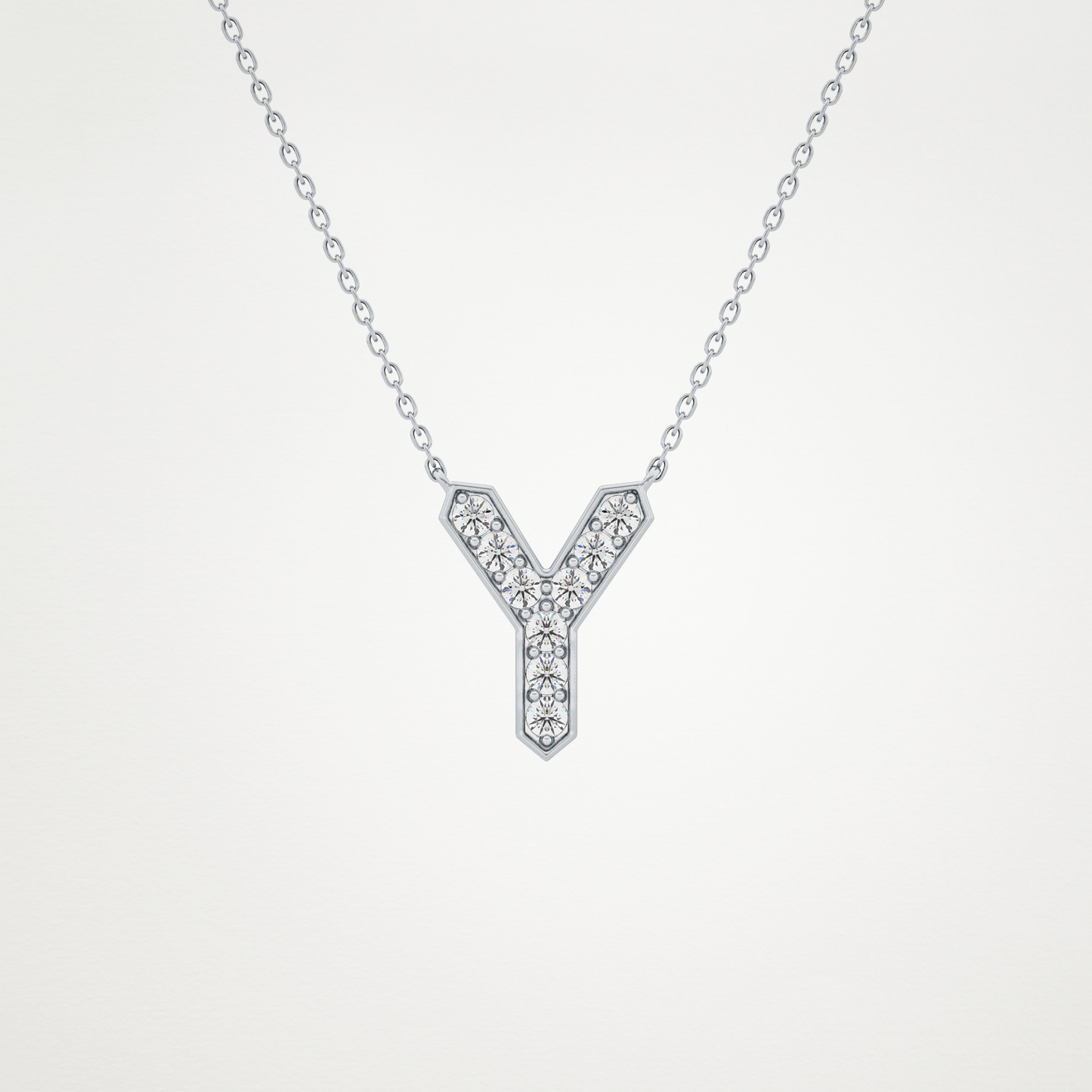 0.23 CT Moissanite Y-Shaped Necklace in 14K or 18K Solid Gold – DEF Color, VVS Clarity