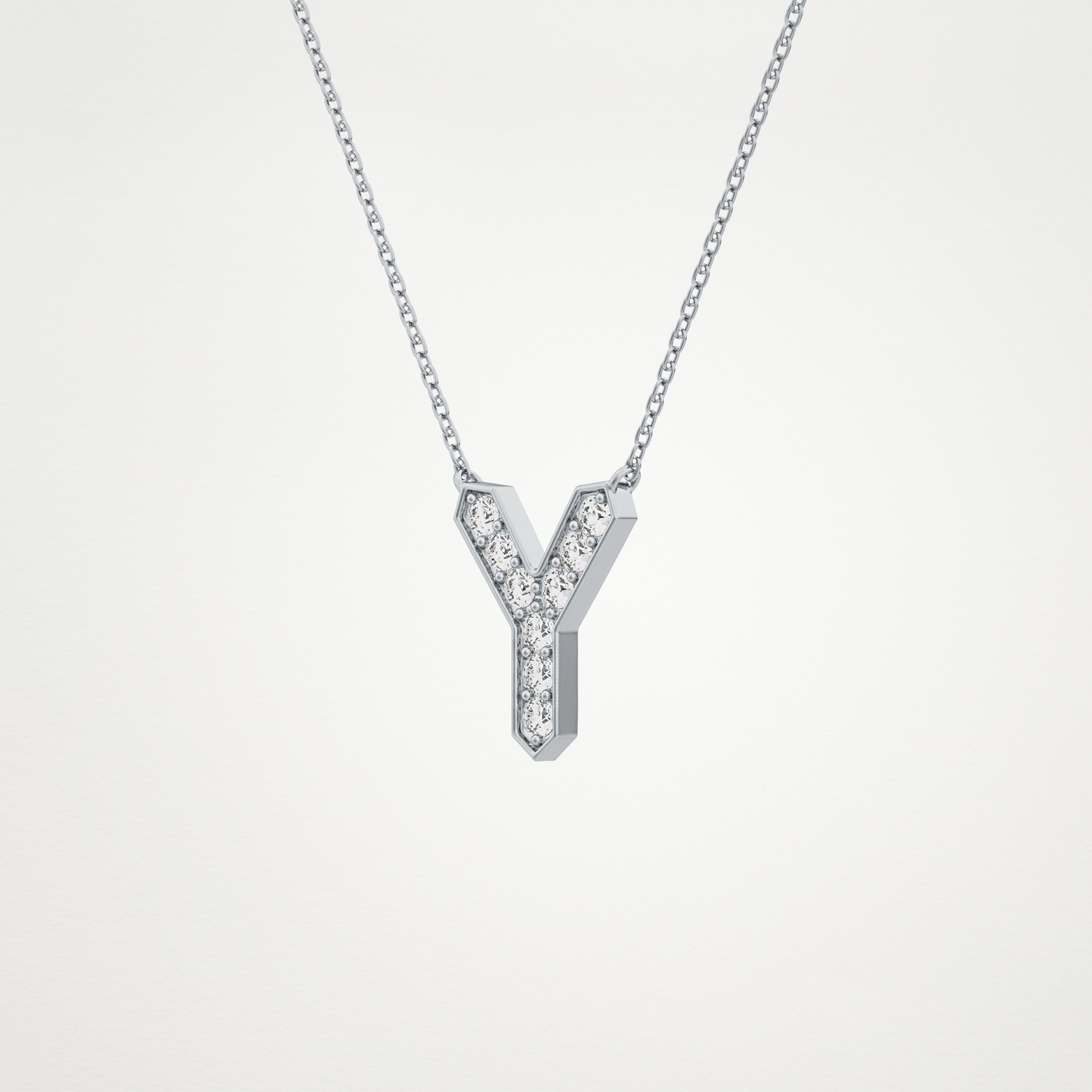 0.23 CT Moissanite Y-Shaped Necklace in 14K or 18K Solid Gold – DEF Color, VVS Clarity