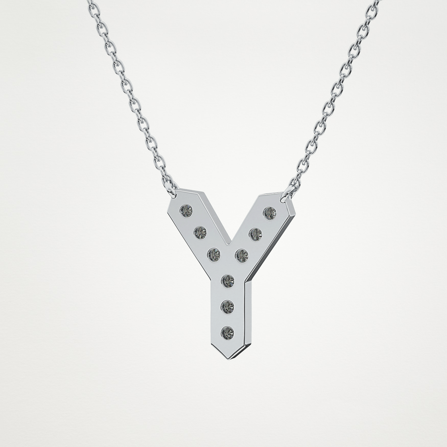 0.23 CT Moissanite Y-Shaped Necklace in 14K or 18K Solid Gold – DEF Color, VVS Clarity