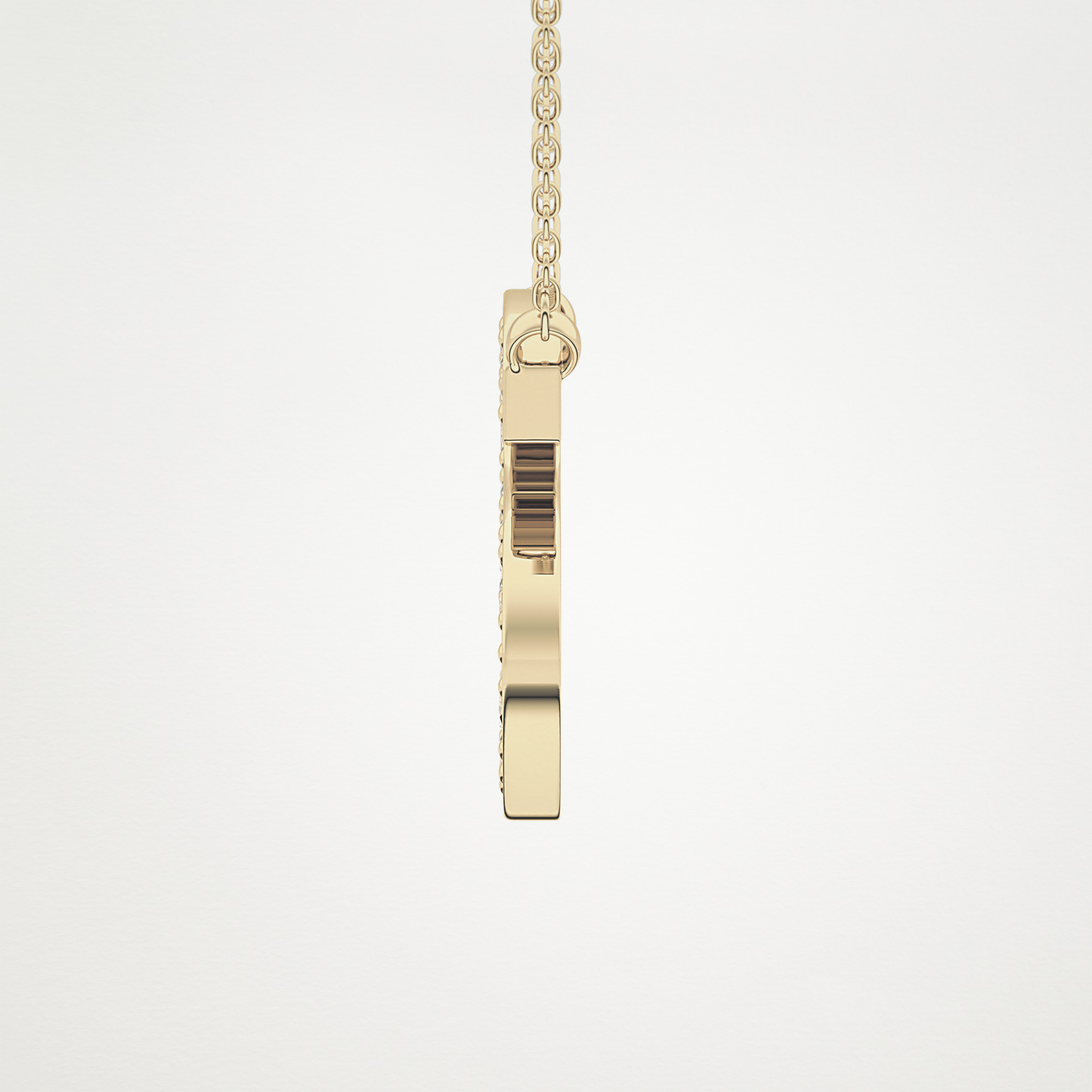 0.77 CT Moissanite S-Shaped Necklace in 14K or 18K Solid Gold – DEF Color, VVS Clarity