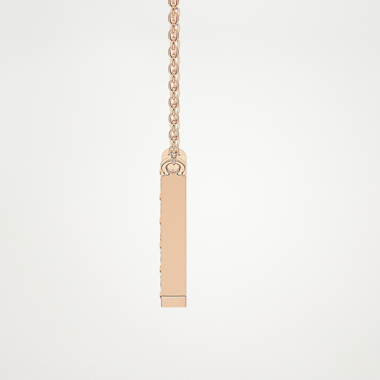 0.36 CT Moissanite H-Shaped Necklace in 14K or 18K Solid Gold – DEF Color, VVS Clarity