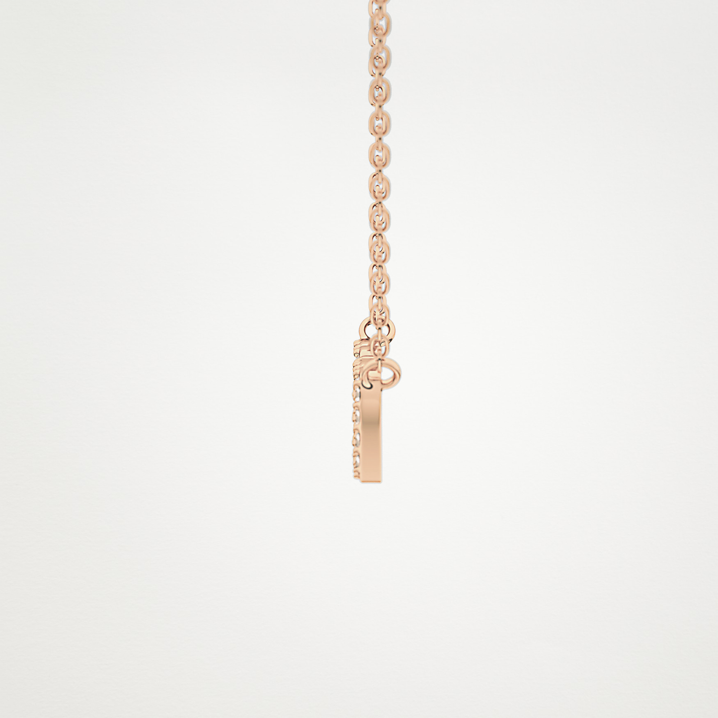 0.17 CT Moissanite MAMA Necklace in 14K or 18K Solid Gold – DEF Color, VVS Clarity
