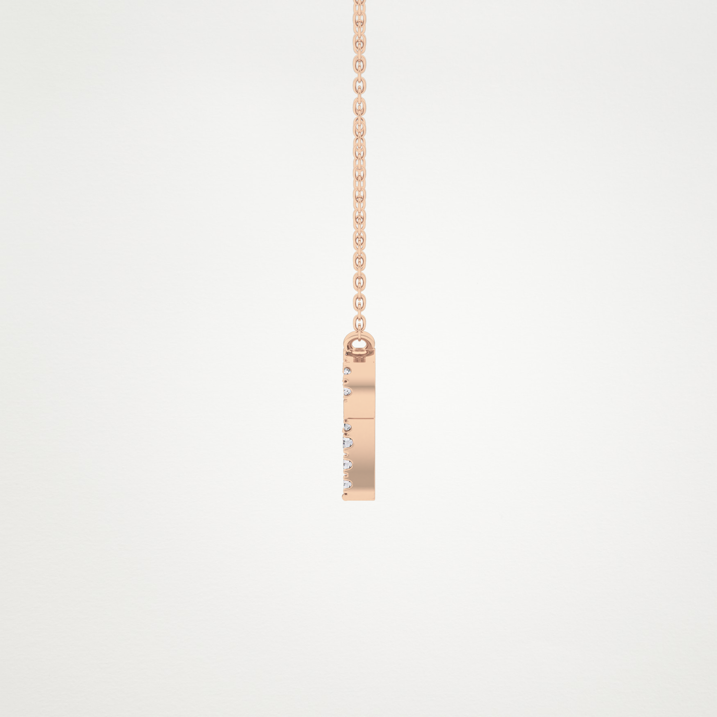 0.98 CT Moissanite Aries Necklace in 14K or 18K Solid Gold – DEF Color, VVS Clarity