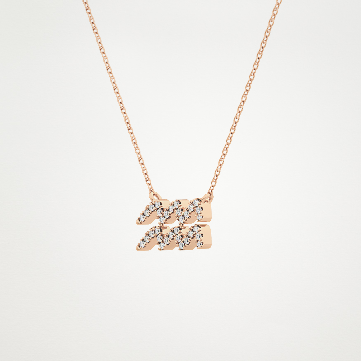 0.114 CT Moissanite Aquarius Necklace in 14K or 18K Solid Gold – DEF Color, VVS Clarity