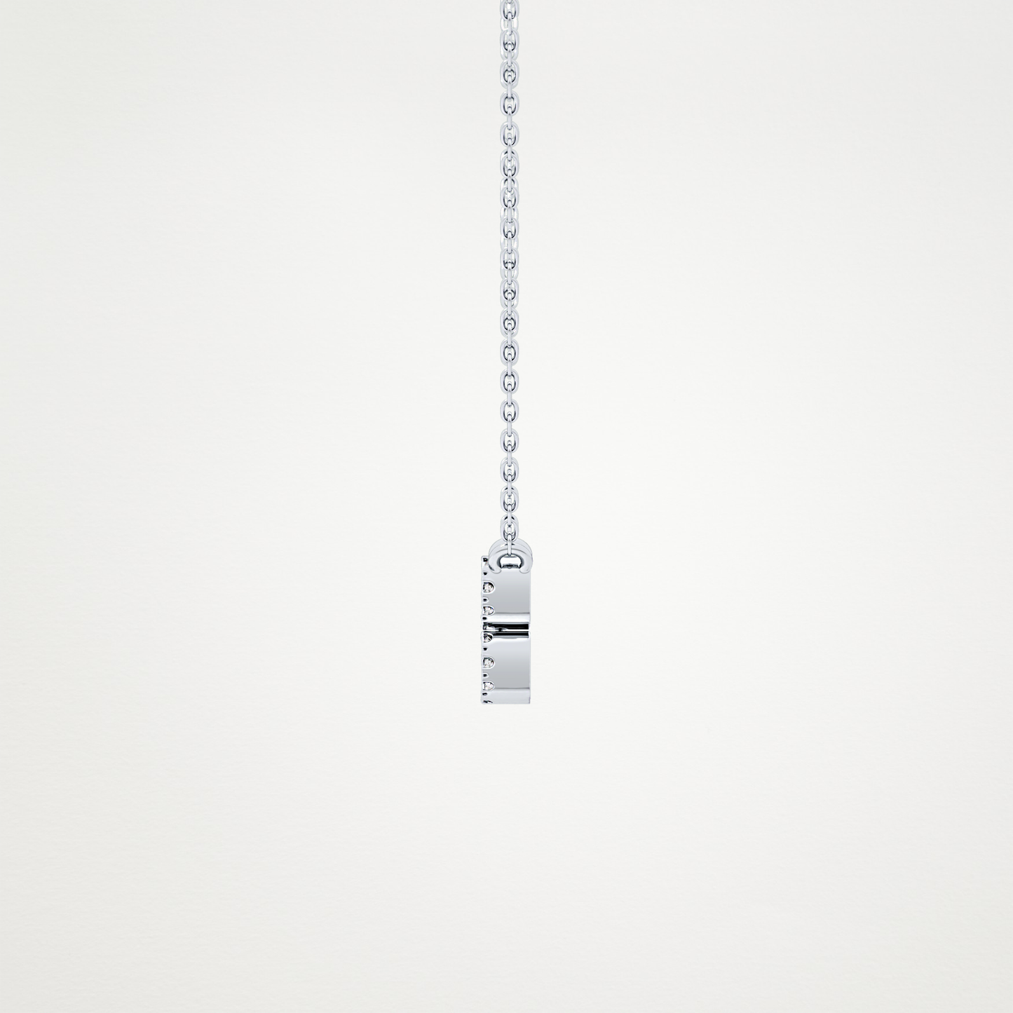 0.114 CT Moissanite Aquarius Necklace in 14K or 18K Solid Gold – DEF Color, VVS Clarity