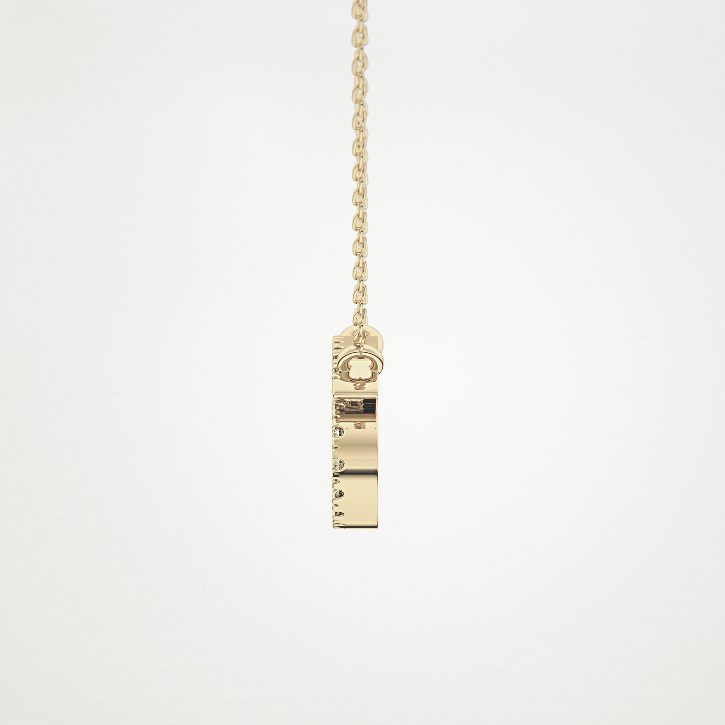 0.175 CT Moissanite Cancer Necklace in 14K or 18K Solid Gold – DEF Color, VVS Clarity