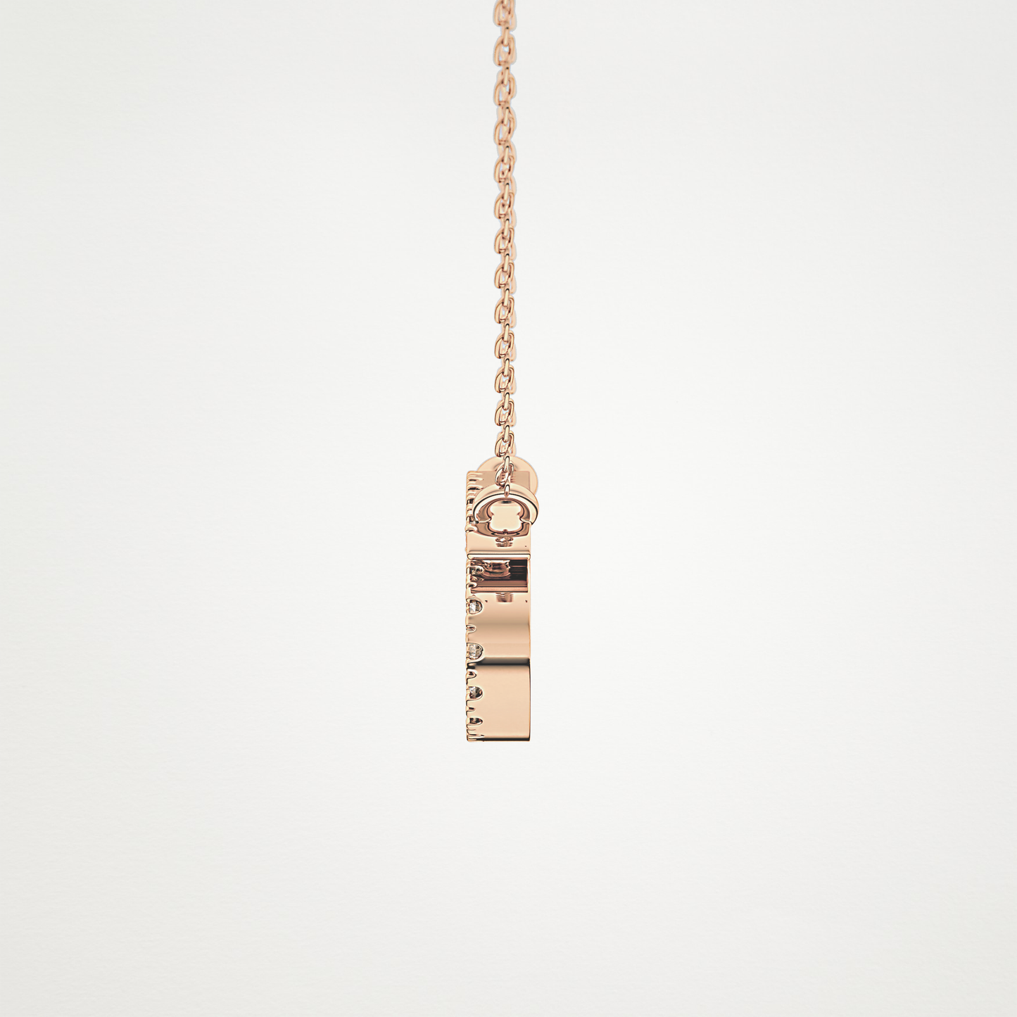 0.175 CT Moissanite Cancer Necklace in 14K or 18K Solid Gold – DEF Color, VVS Clarity