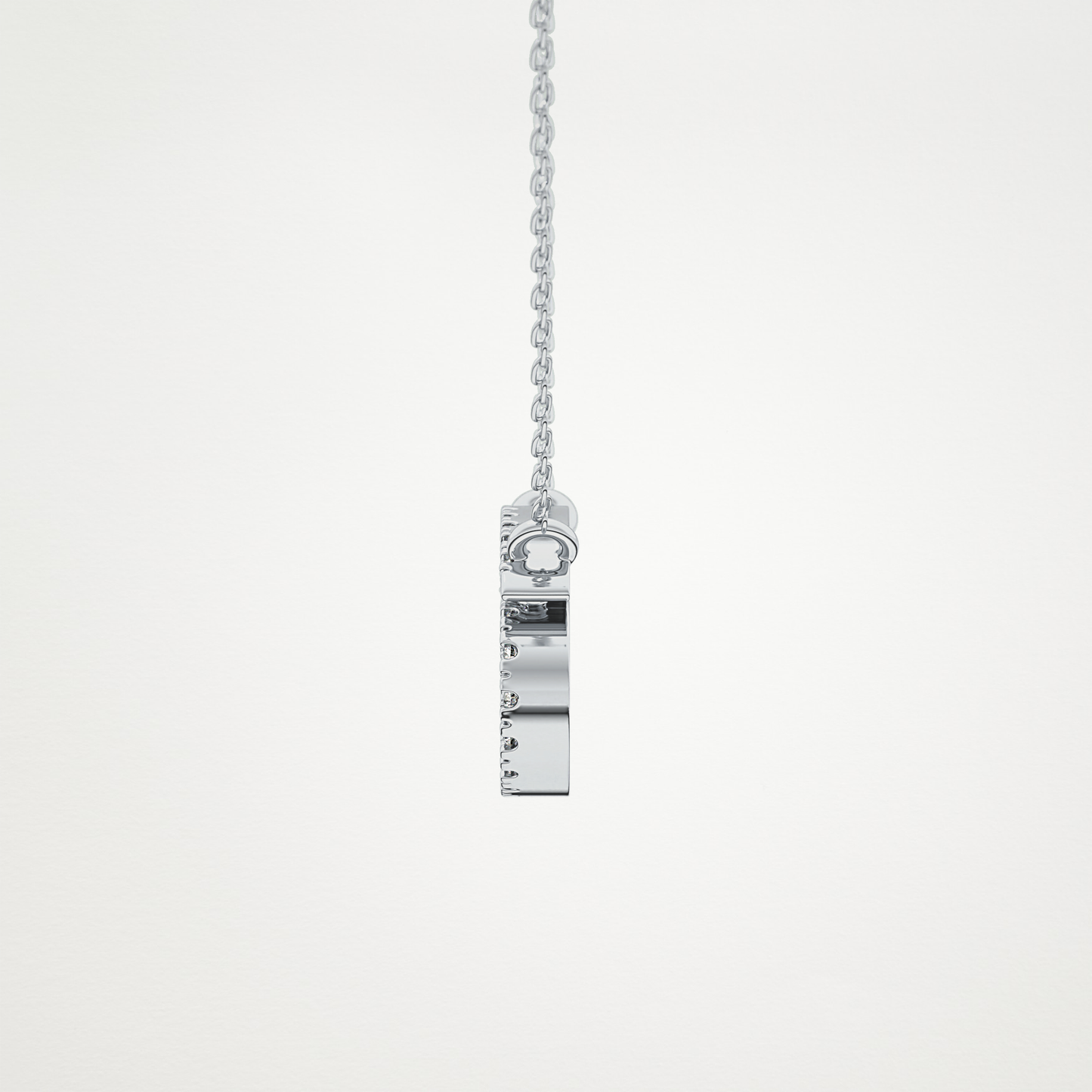 0.175 CT Moissanite Cancer Necklace in 14K or 18K Solid Gold – DEF Color, VVS Clarity