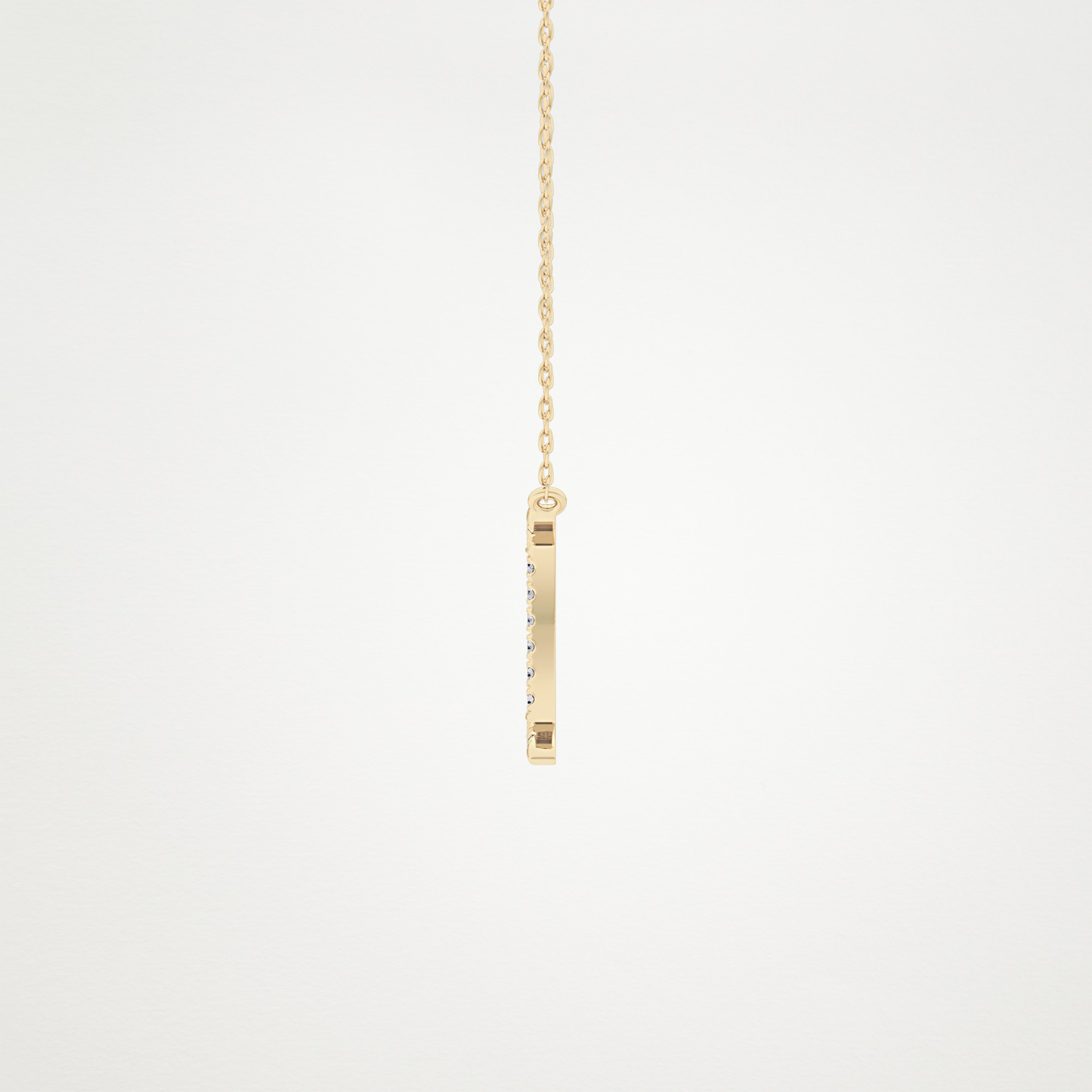 0.13 CT Moissanite Gemini Necklace in 14K or 18K Solid Gold – DEF Color, VVS Clarity