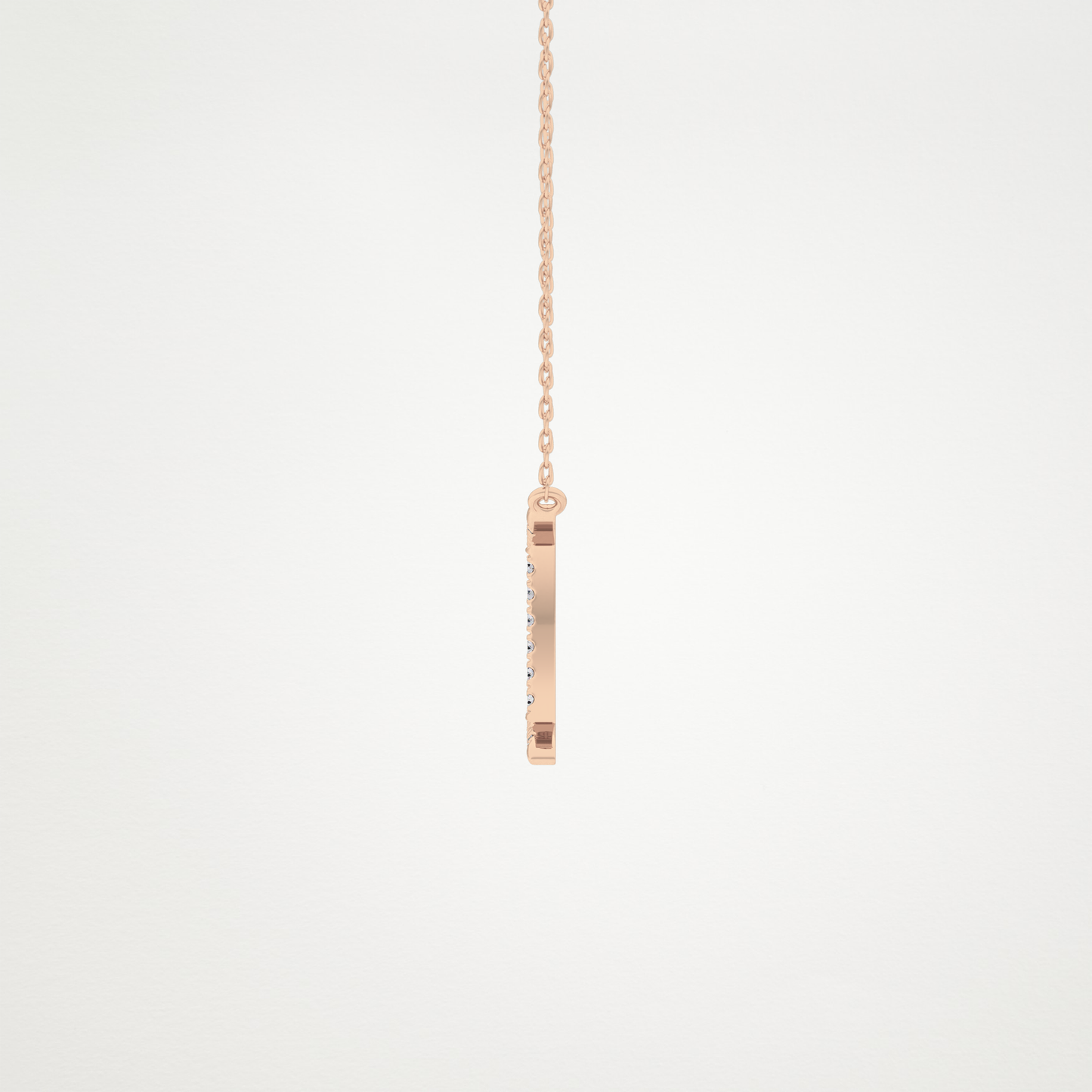 0.13 CT Moissanite Gemini Necklace in 14K or 18K Solid Gold – DEF Color, VVS Clarity