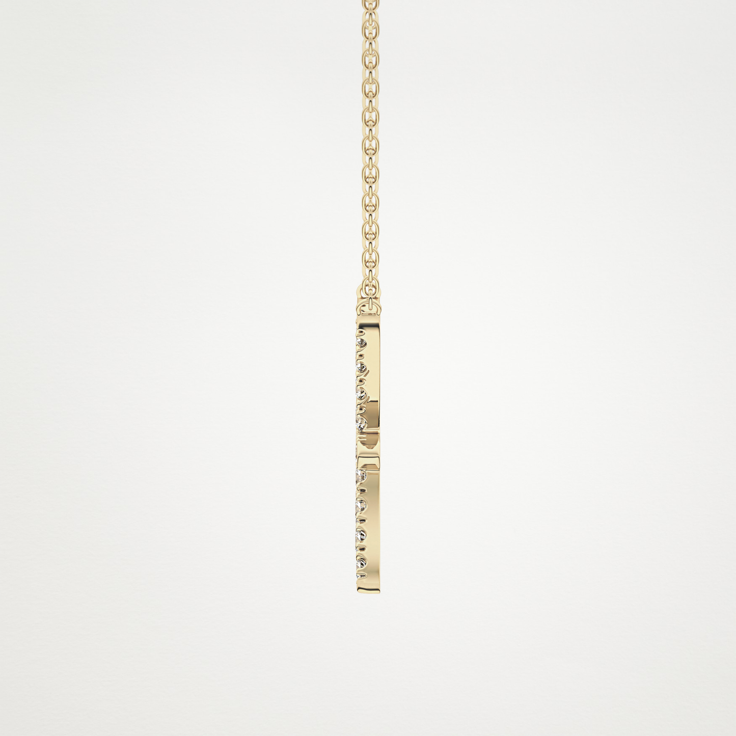 0.273 CT Moissanite Pisces Necklace in 14K or 18K Solid Gold – DEF Color, VVS Clarity