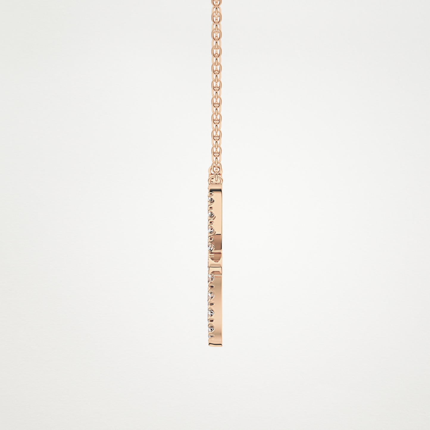 0.273 CT Moissanite Pisces Necklace in 14K or 18K Solid Gold – DEF Color, VVS Clarity
