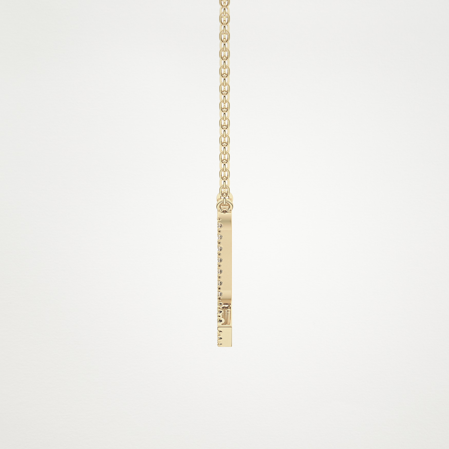 0.93 CT Moissanite Virgo Necklace in 14K or 18K Solid Gold – DEF Color, VVS Clarity