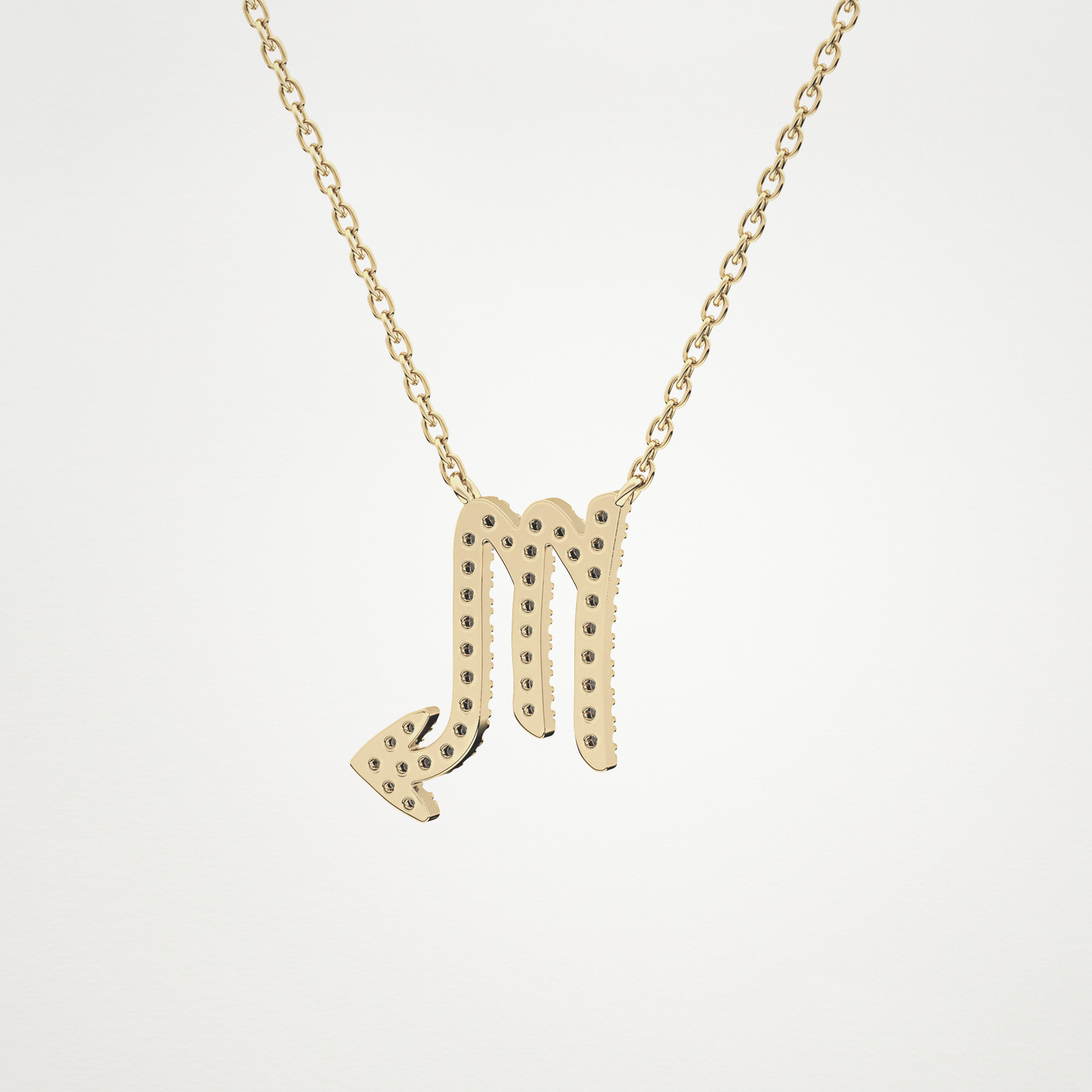 0.93 CT Moissanite Virgo Necklace in 14K or 18K Solid Gold – DEF Color, VVS Clarity