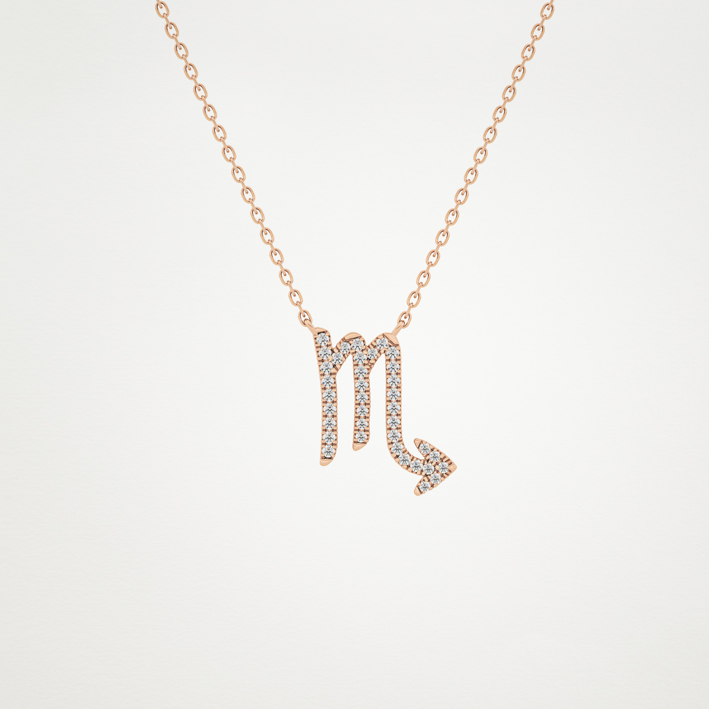 0.93 CT Moissanite Virgo Necklace in 14K or 18K Solid Gold – DEF Color, VVS Clarity