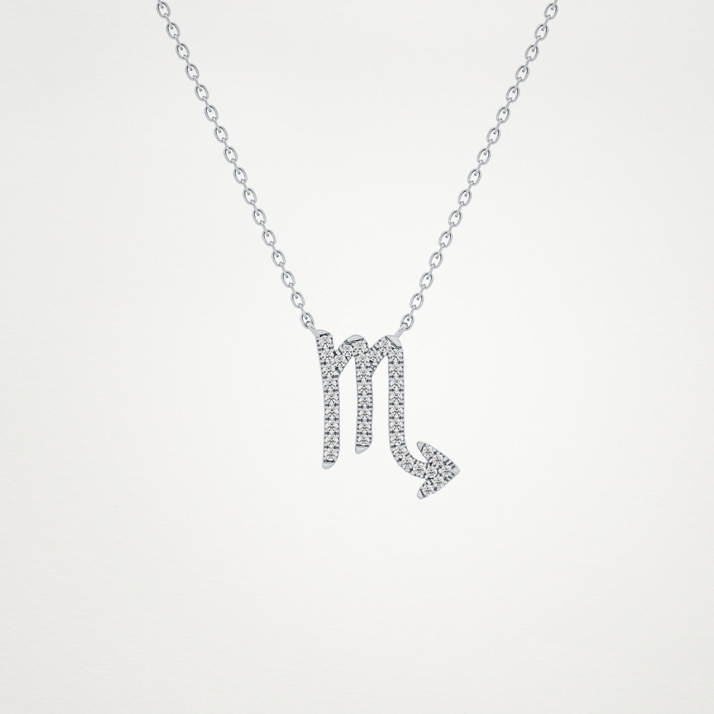 0.93 CT Moissanite Virgo Necklace in 14K or 18K Solid Gold – DEF Color, VVS Clarity