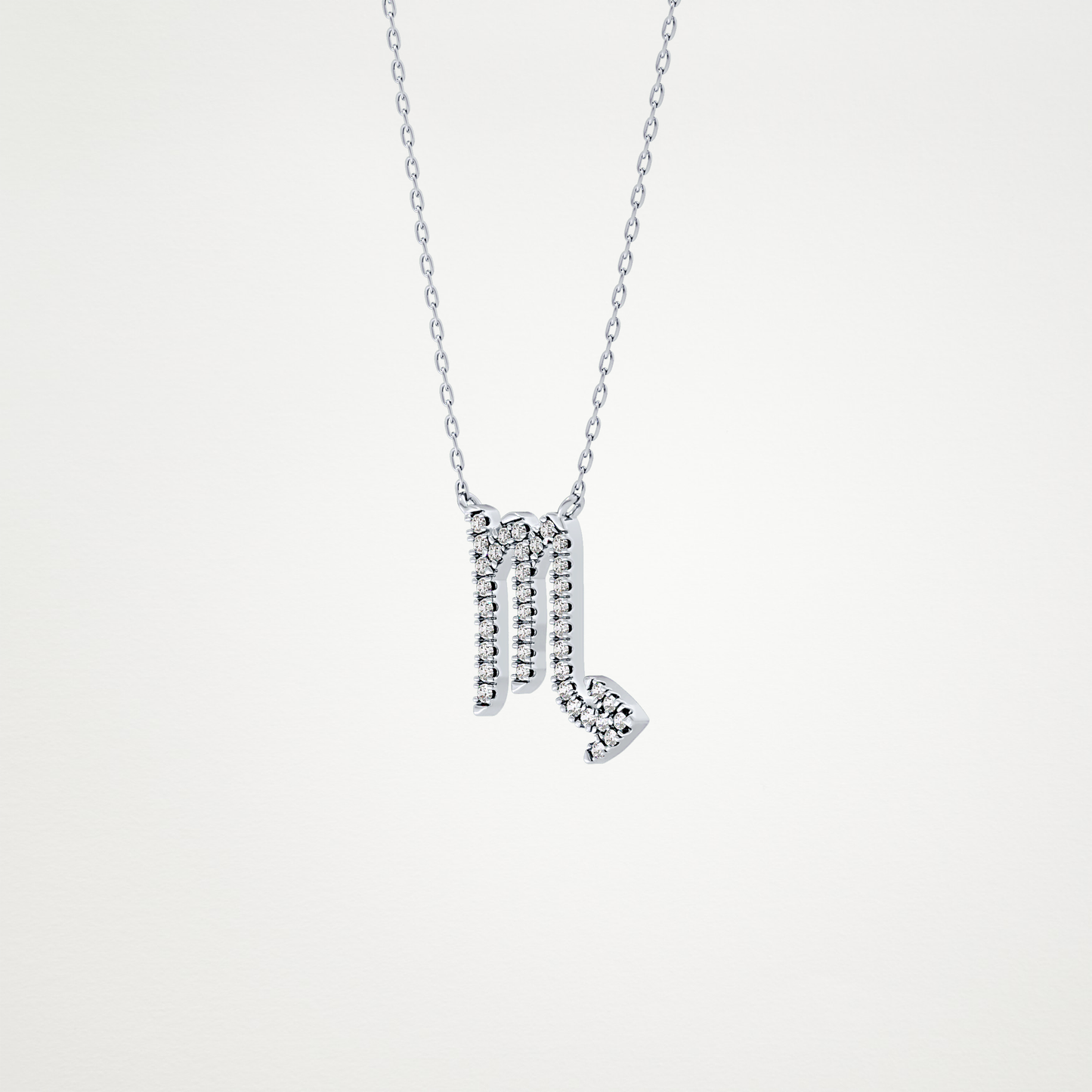 0.93 CT Moissanite Virgo Necklace in 14K or 18K Solid Gold – DEF Color, VVS Clarity