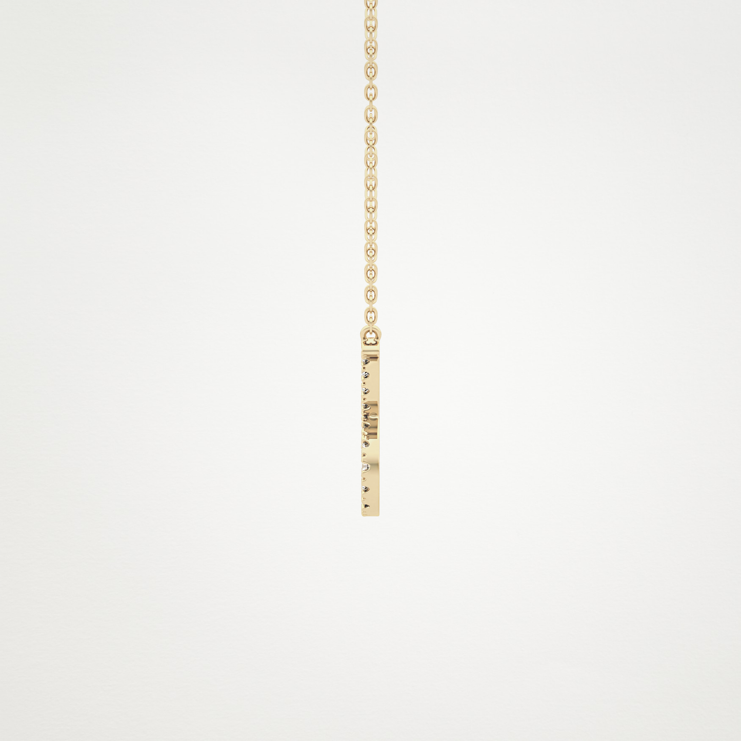 0.12 CT Moissanite Taurus Necklace in 14K or 18K Solid Gold – DEF Color, VVS Clarity