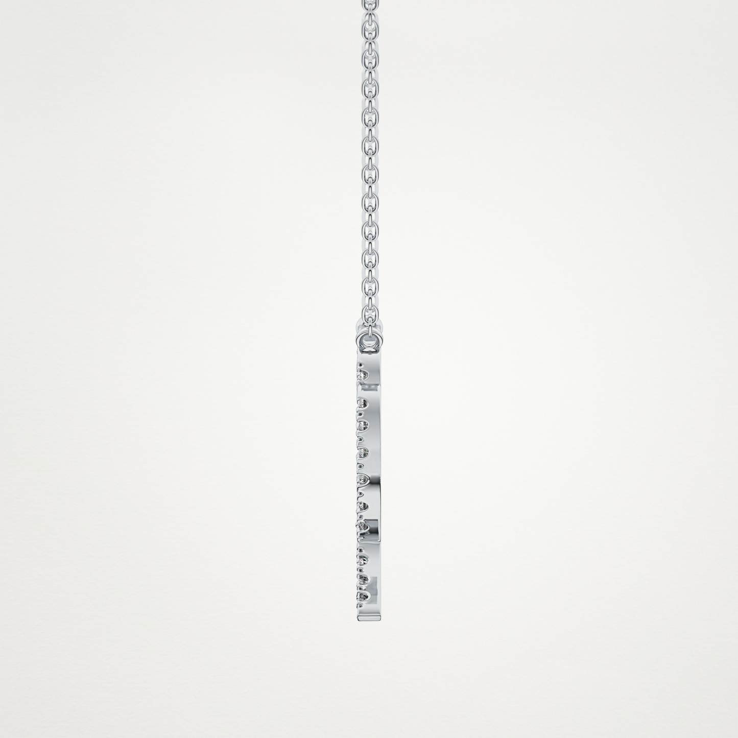 0.204 CT Moissanite Virgo Necklace in 14K or 18K Solid Gold – DEF Color, VVS Clarity
