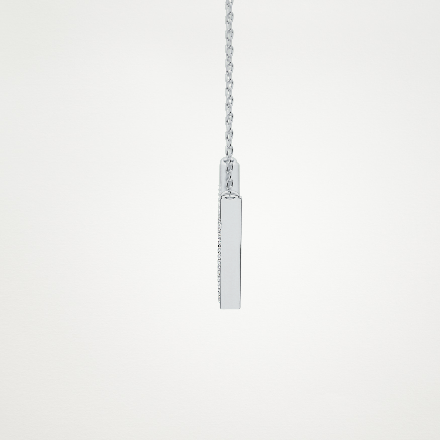 0.272 CT Moissanite V Elongated Shape Necklace in 14K or 18K Solid Gold – DEF Color, VVS Clarity