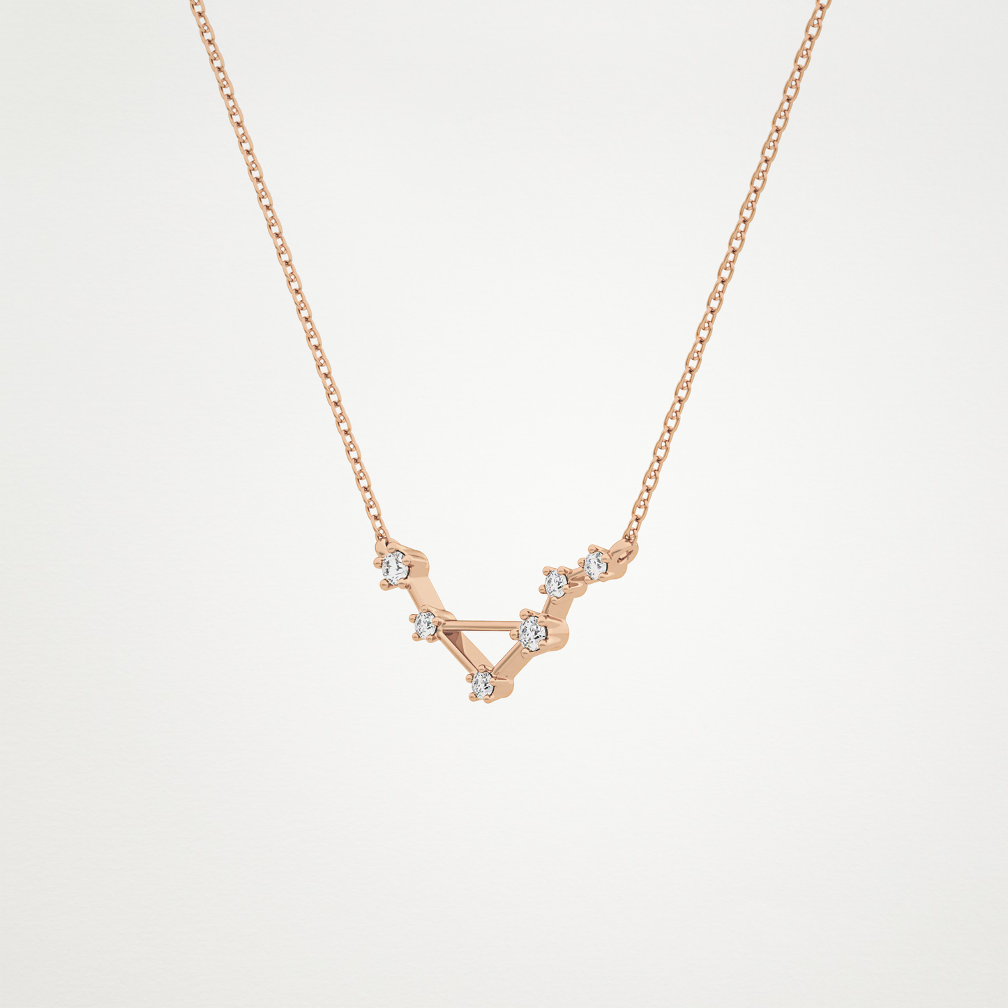 0.78 CT Moissanite Random Necklace in 14K or 18K Solid Gold – DEF Color, VVS Clarity