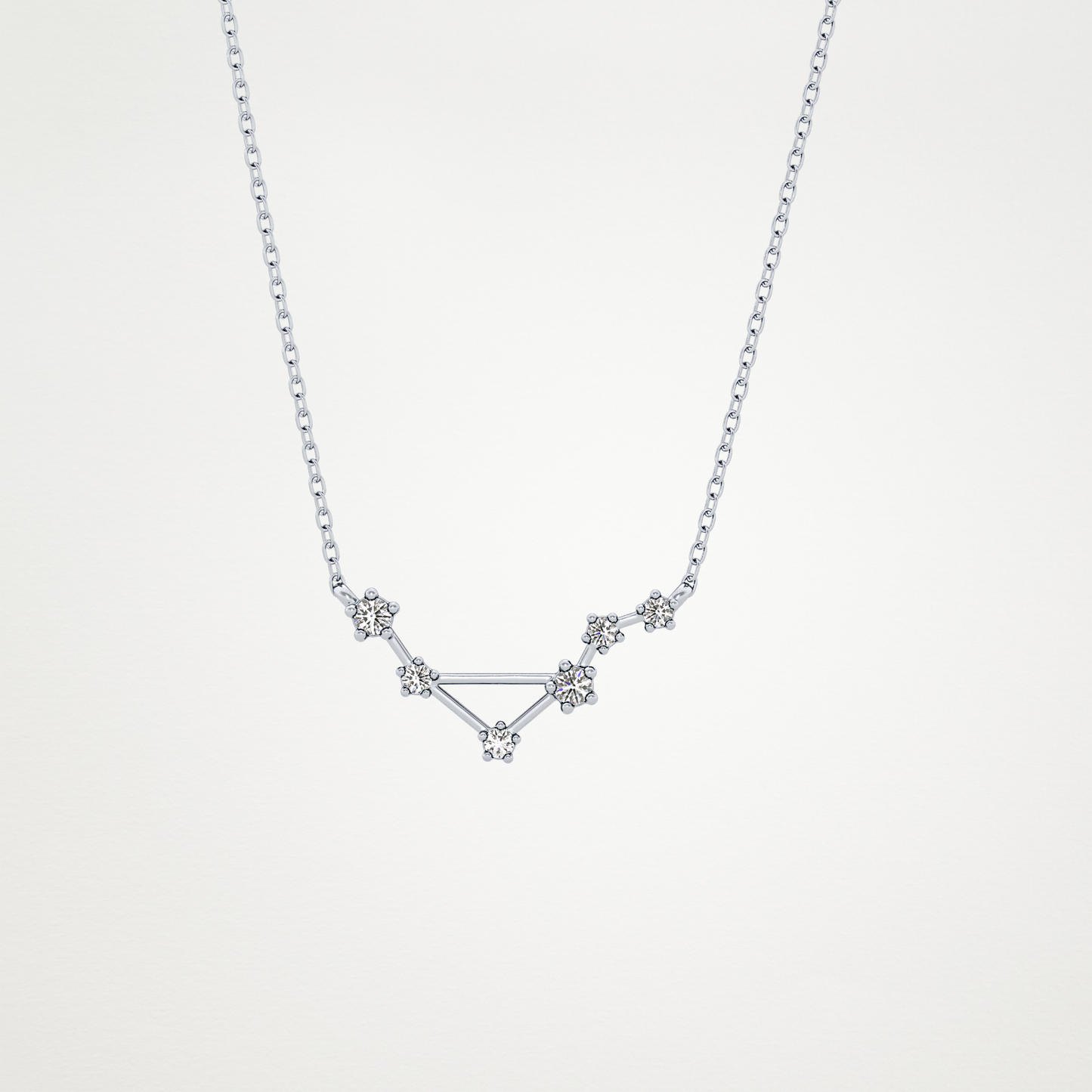 0.78 CT Moissanite Random Necklace in 14K or 18K Solid Gold – DEF Color, VVS Clarity