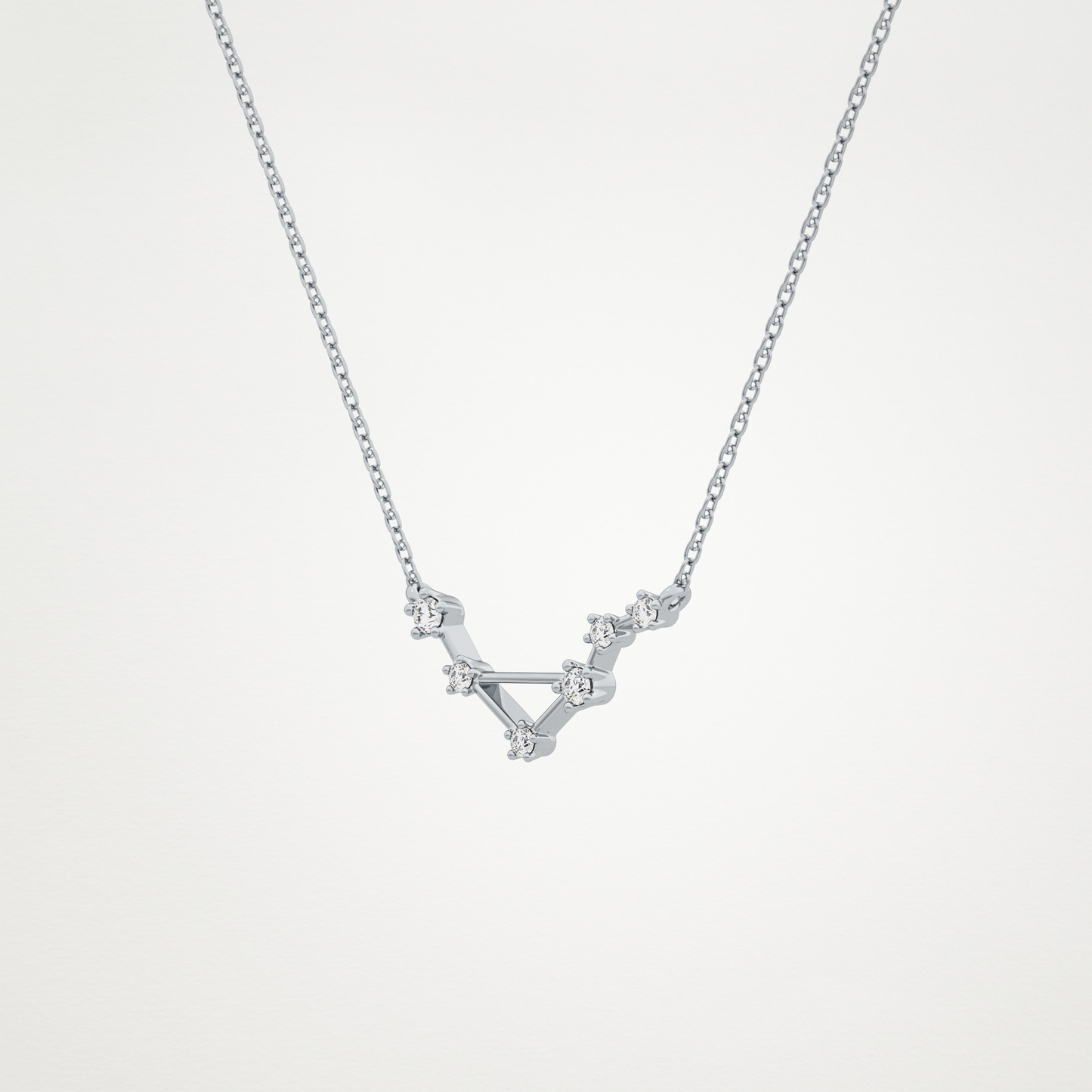 0.78 CT Moissanite Random Necklace in 14K or 18K Solid Gold – DEF Color, VVS Clarity