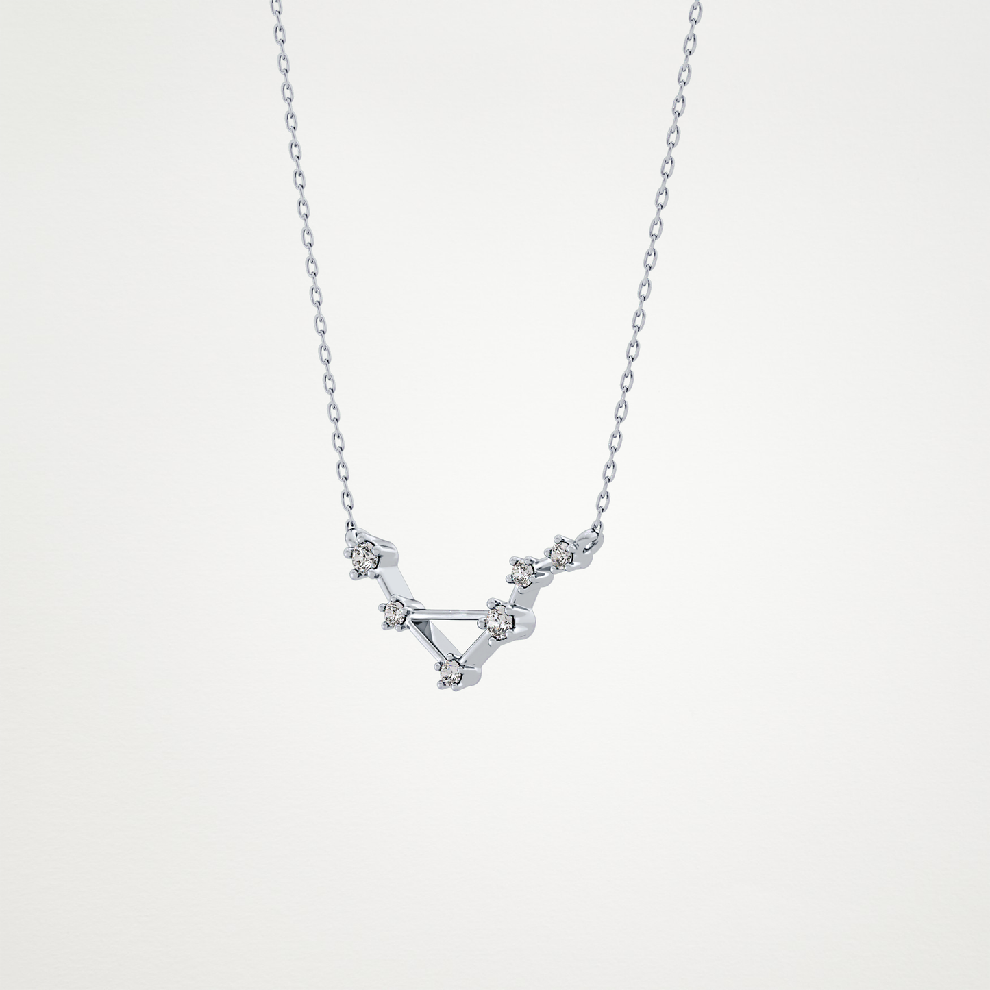 0.78 CT Moissanite Random Necklace in 14K or 18K Solid Gold – DEF Color, VVS Clarity