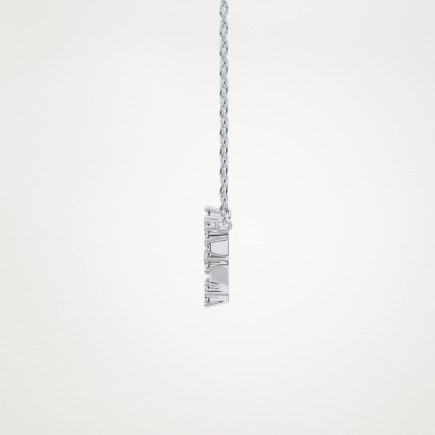 0.85 CT Moissanite Random Necklace in 14K or 18K Solid Gold – DEF Color, VVS Clarity