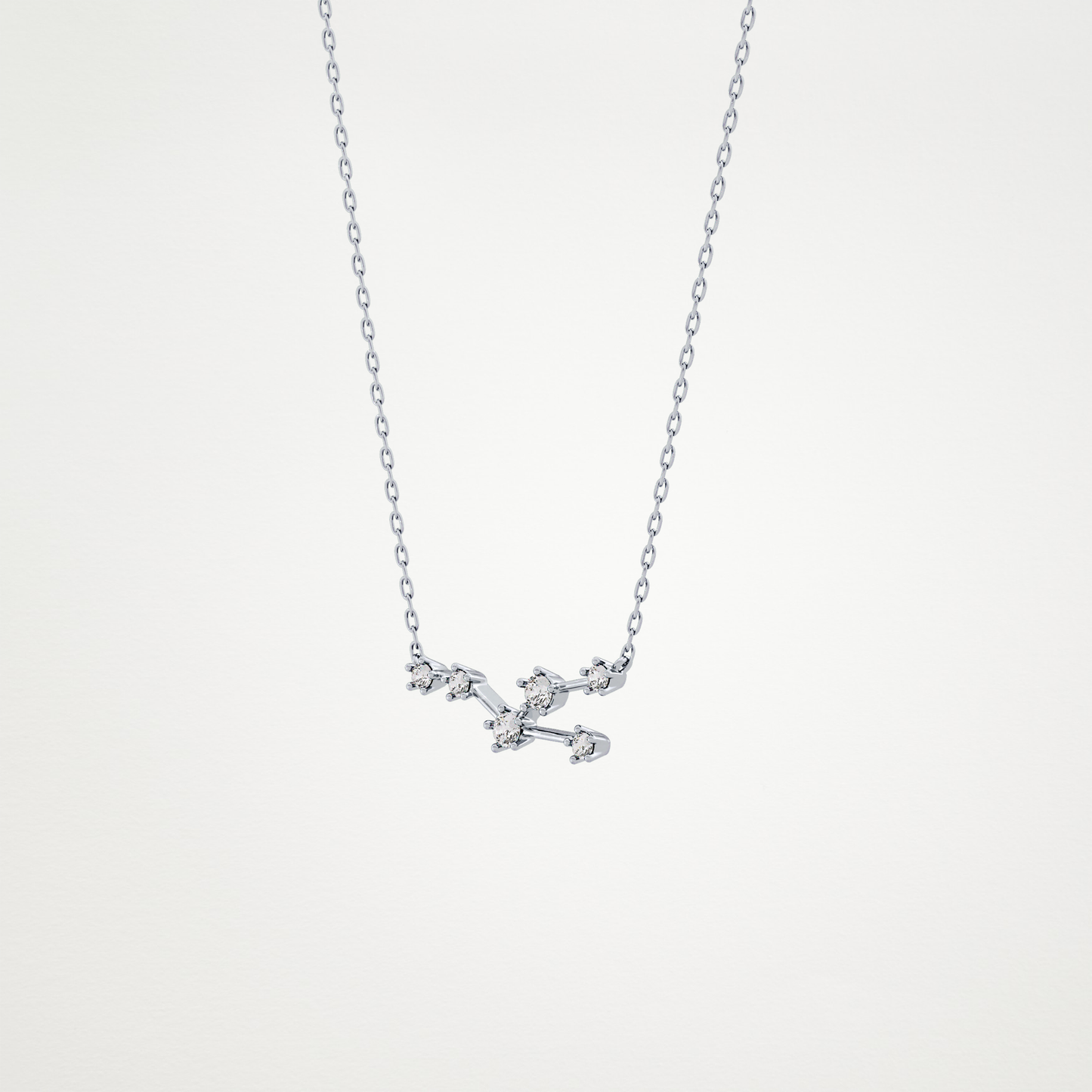 0.62 CT Moissanite Random Necklace in 14K or 18K Solid Gold – DEF Color, VVS Clarity