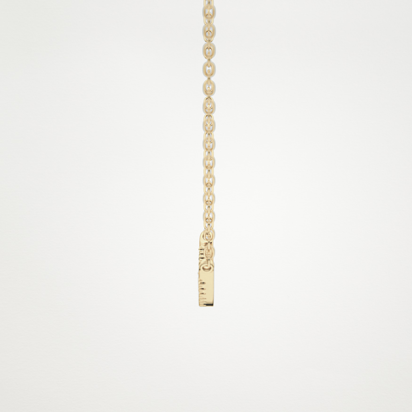 0.91 CT Moissanite Smile Necklace in 14K or 18K Solid Gold – DEF Color, VVS Clarity