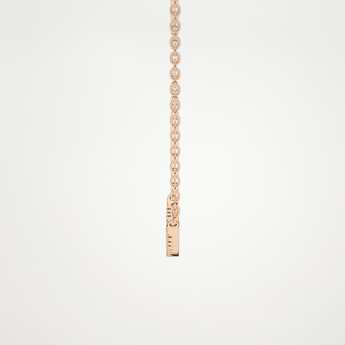 0.91 CT Moissanite Smile Necklace in 14K or 18K Solid Gold – DEF Color, VVS Clarity