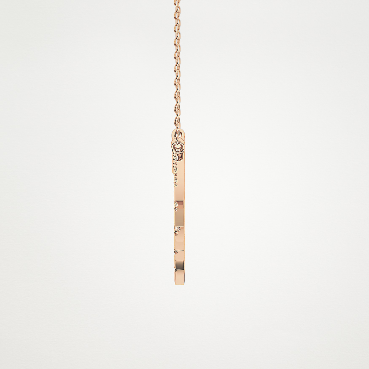 0.426 CT Moissanite Random Necklace in 14K or 18K Solid Gold – DEF Color, VVS Clarity