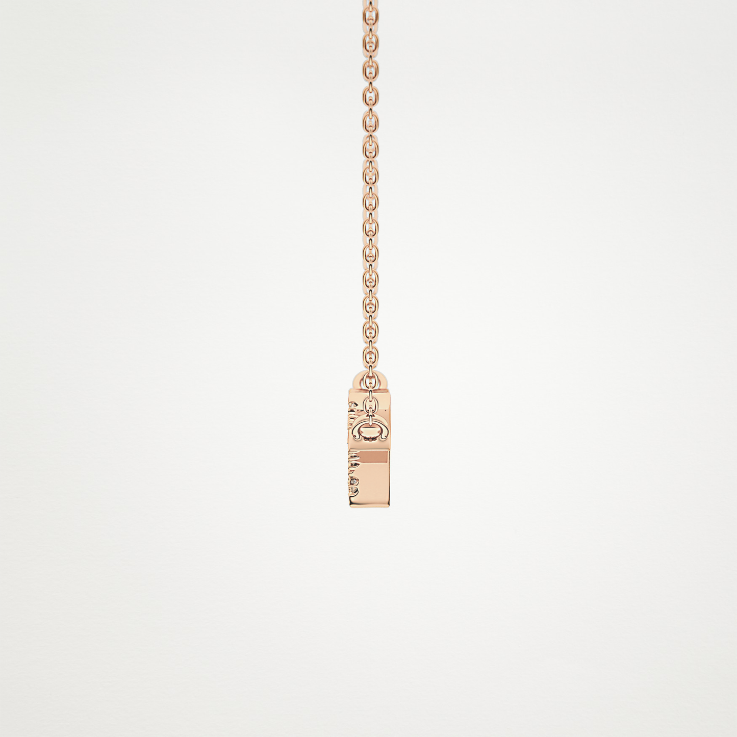 0.123 CT Moissanite Random Necklace in 14K or 18K Solid Gold – DEF Color, VVS Clarity