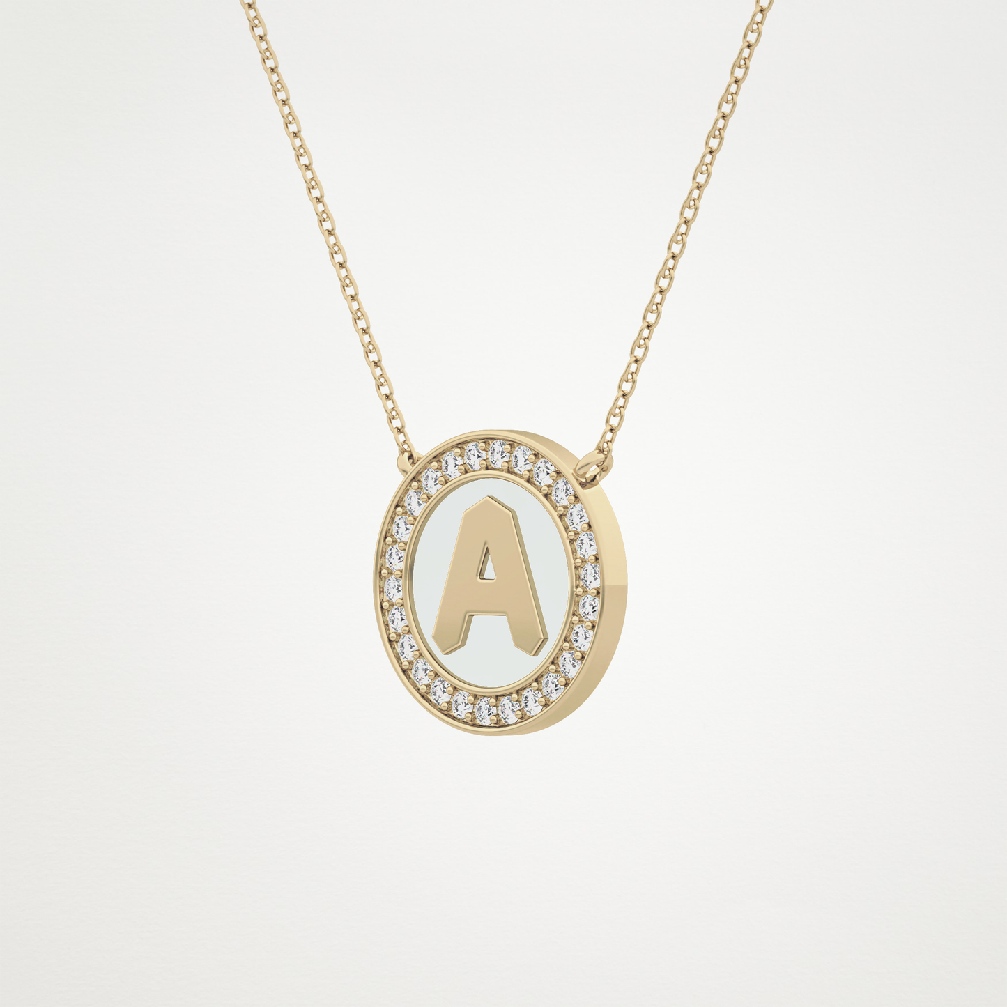 0.17 CT Moissanite Rounded A Necklace in 14K or 18K Solid Gold – DEF Color, VVS Clarity