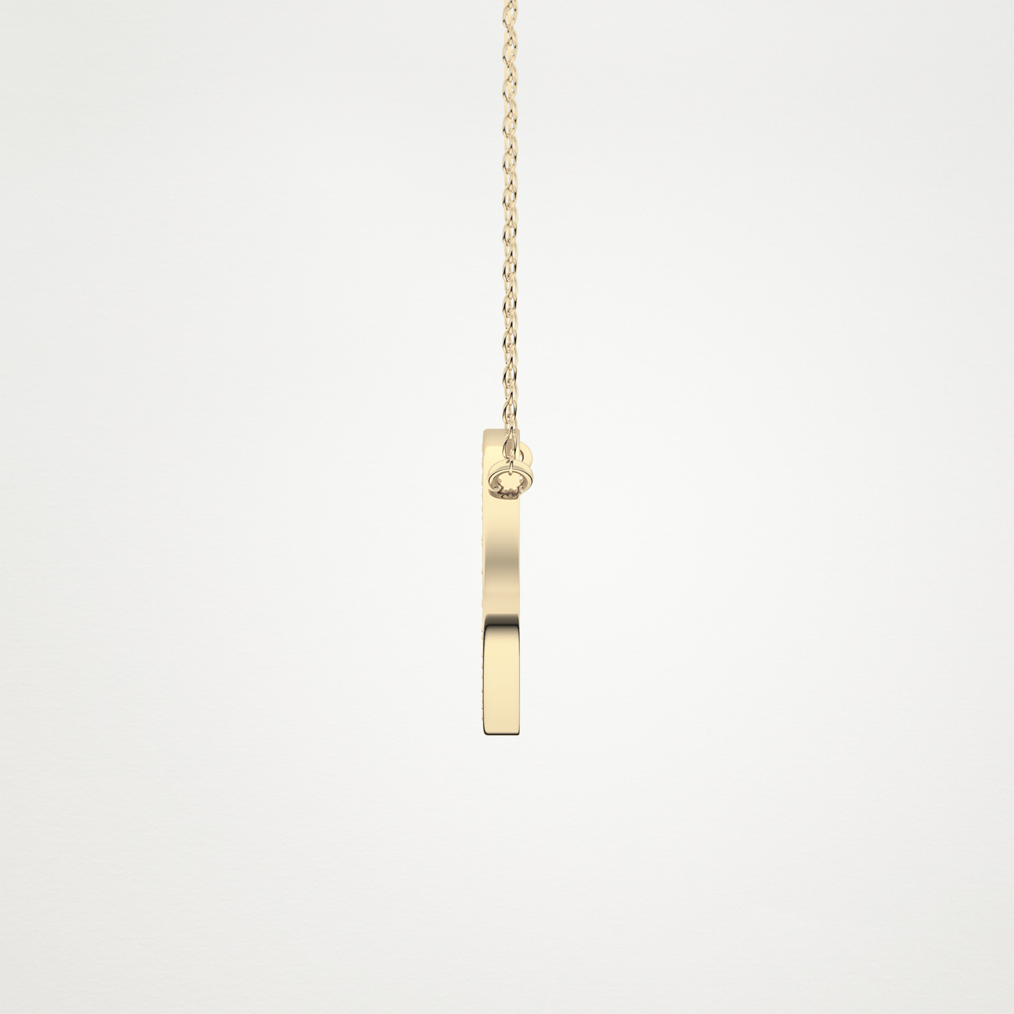 0.17 CT Moissanite Rounded A Necklace in 14K or 18K Solid Gold – DEF Color, VVS Clarity