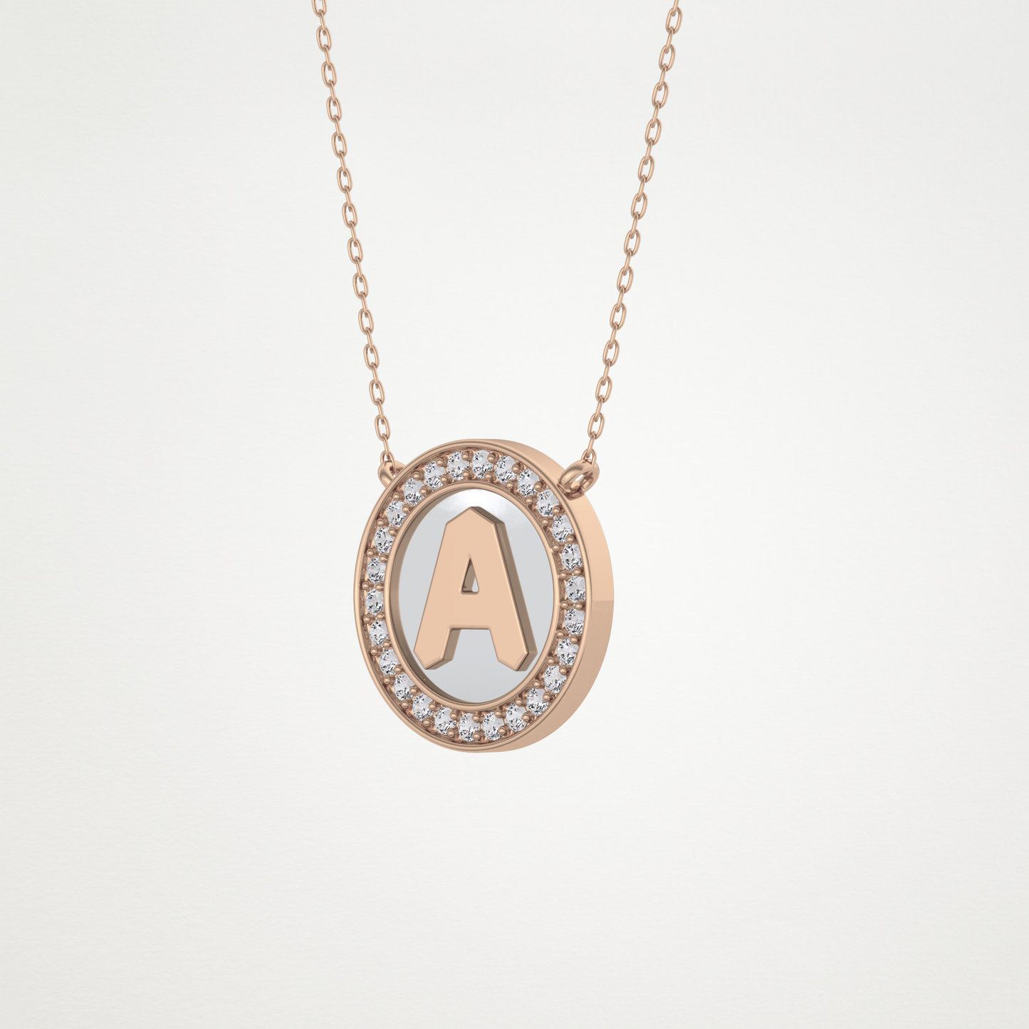 0.17 CT Moissanite Rounded A Necklace in 14K or 18K Solid Gold – DEF Color, VVS Clarity